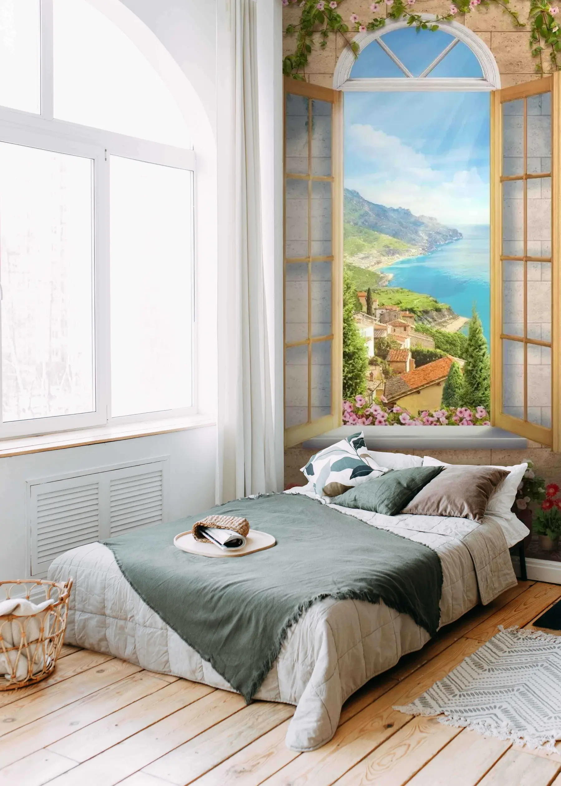 Fototapet Pohled z okna u07042