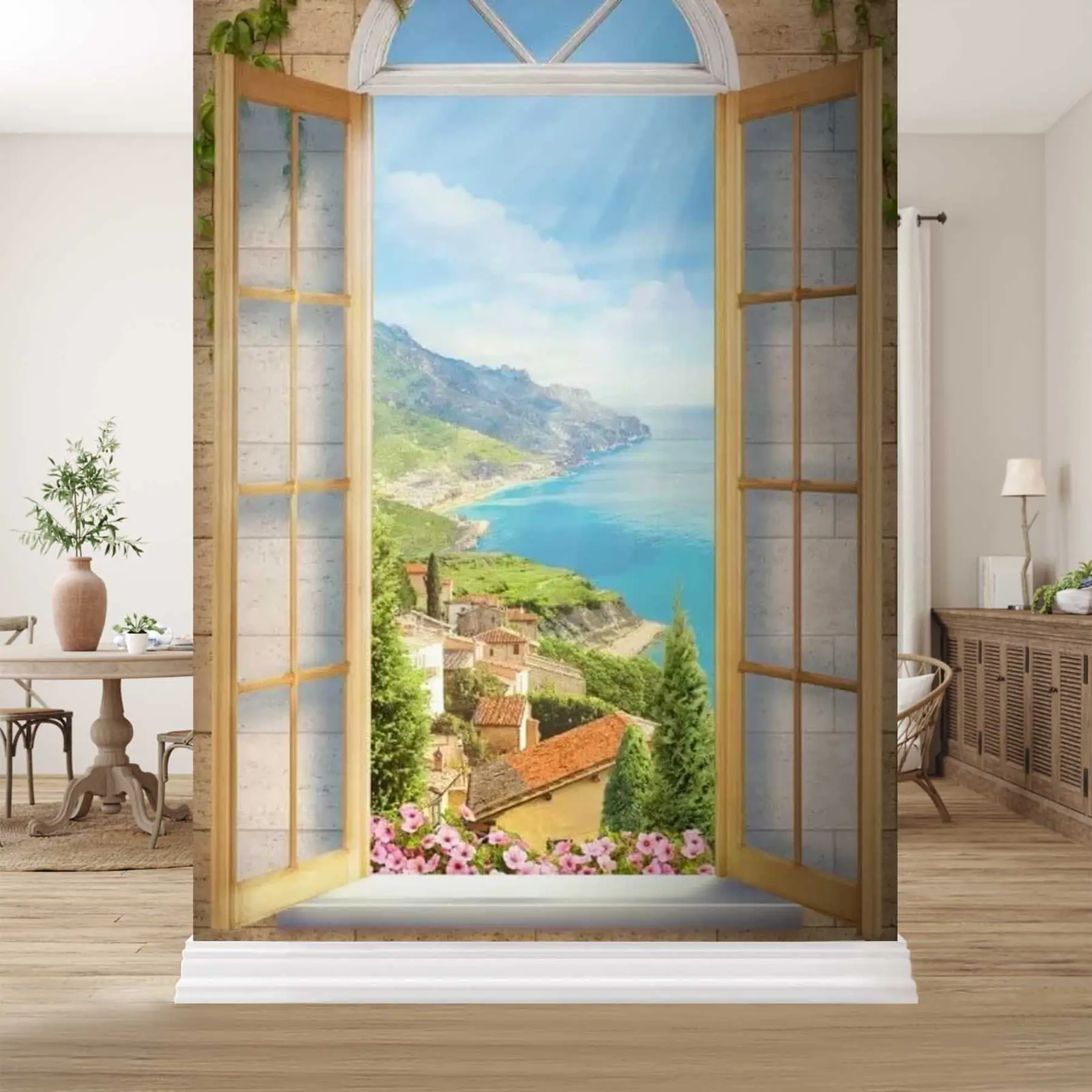 Fototapet Pohled z okna u07042