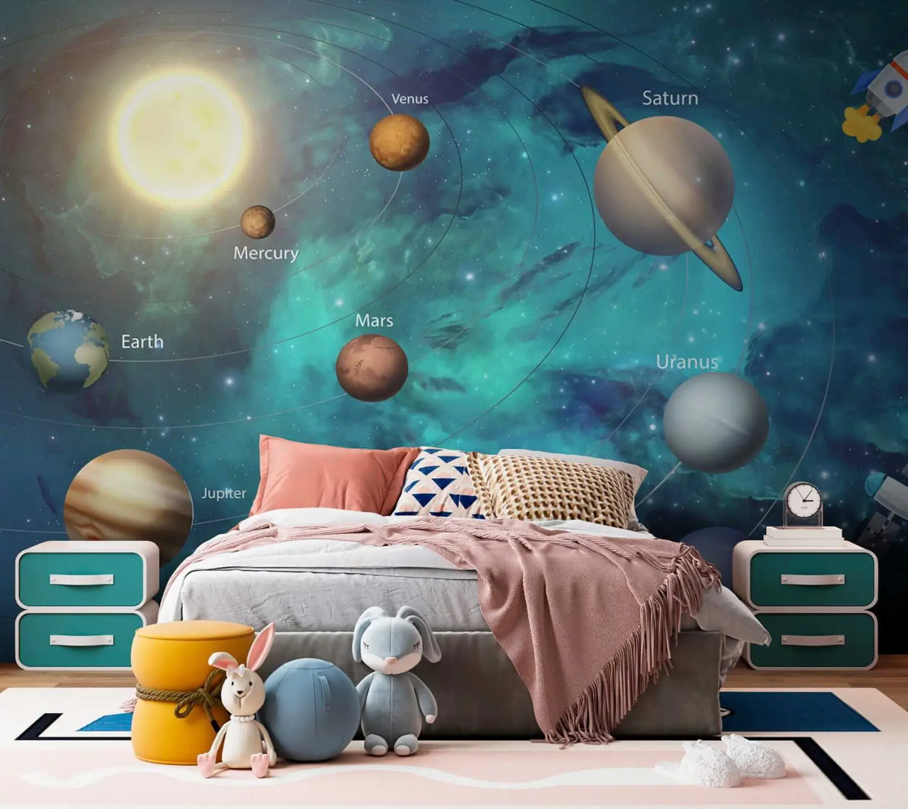 Fototapet Sluneční Soustava u09074