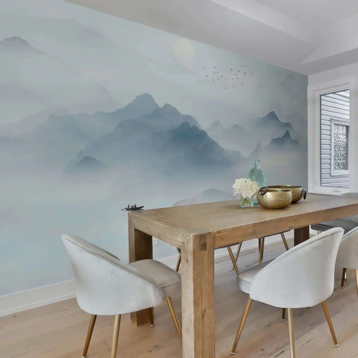 Fototapet Hory v mlze u23971