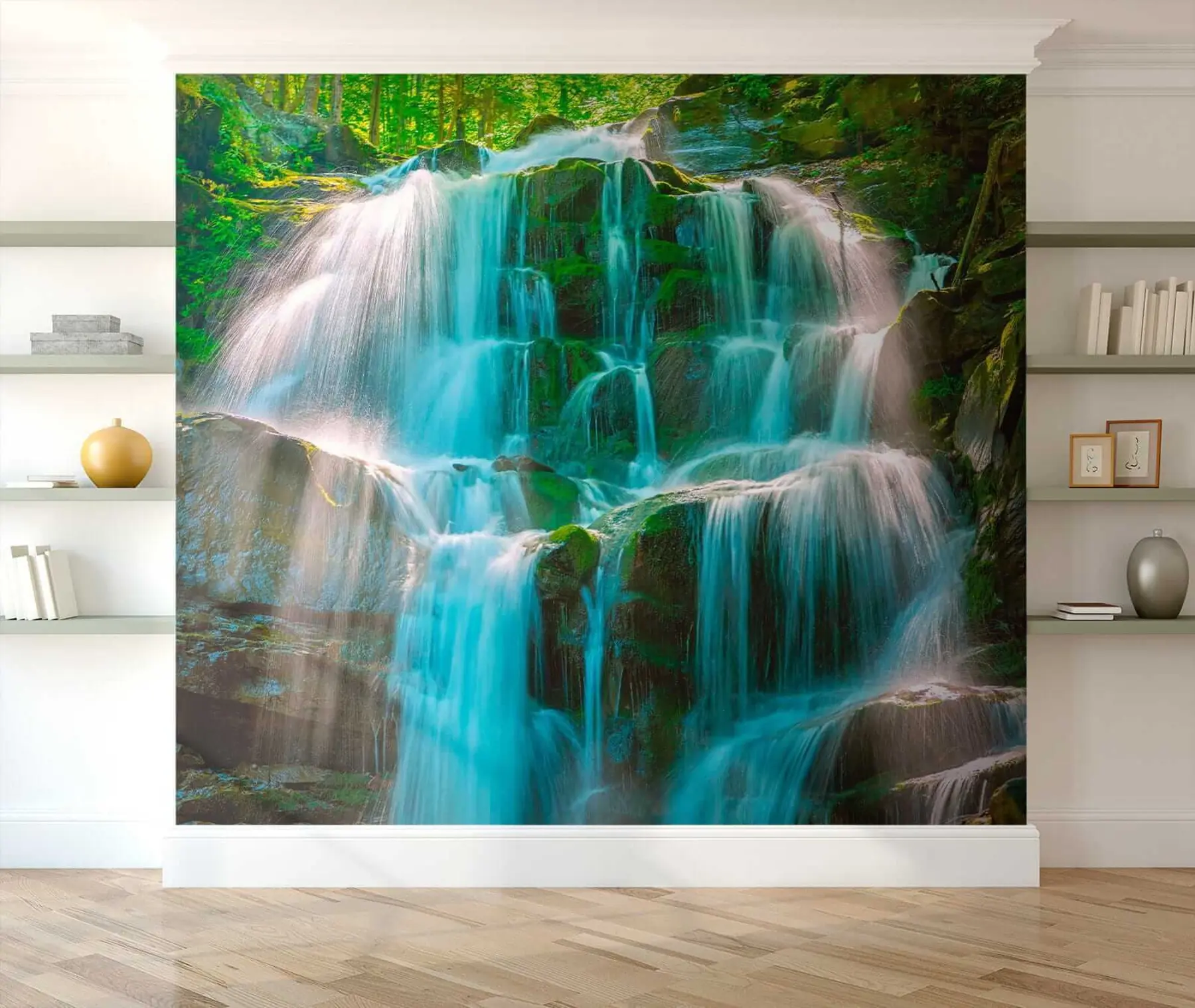 Fototapet Azurové vodopády u26143