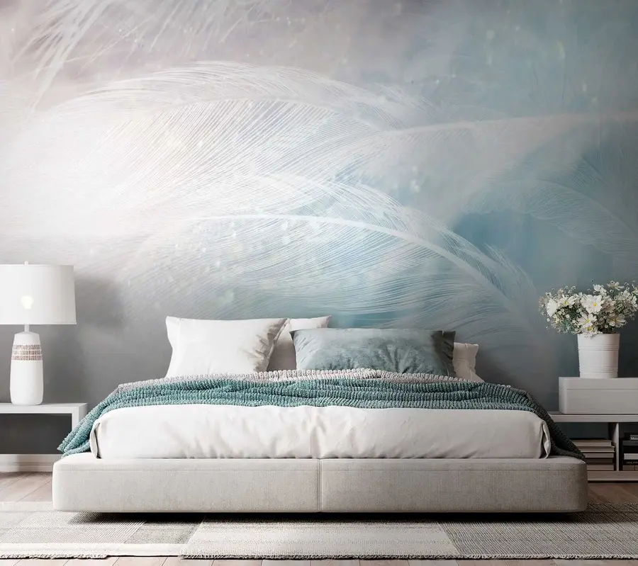 Fototapet Jemnost peří u34954