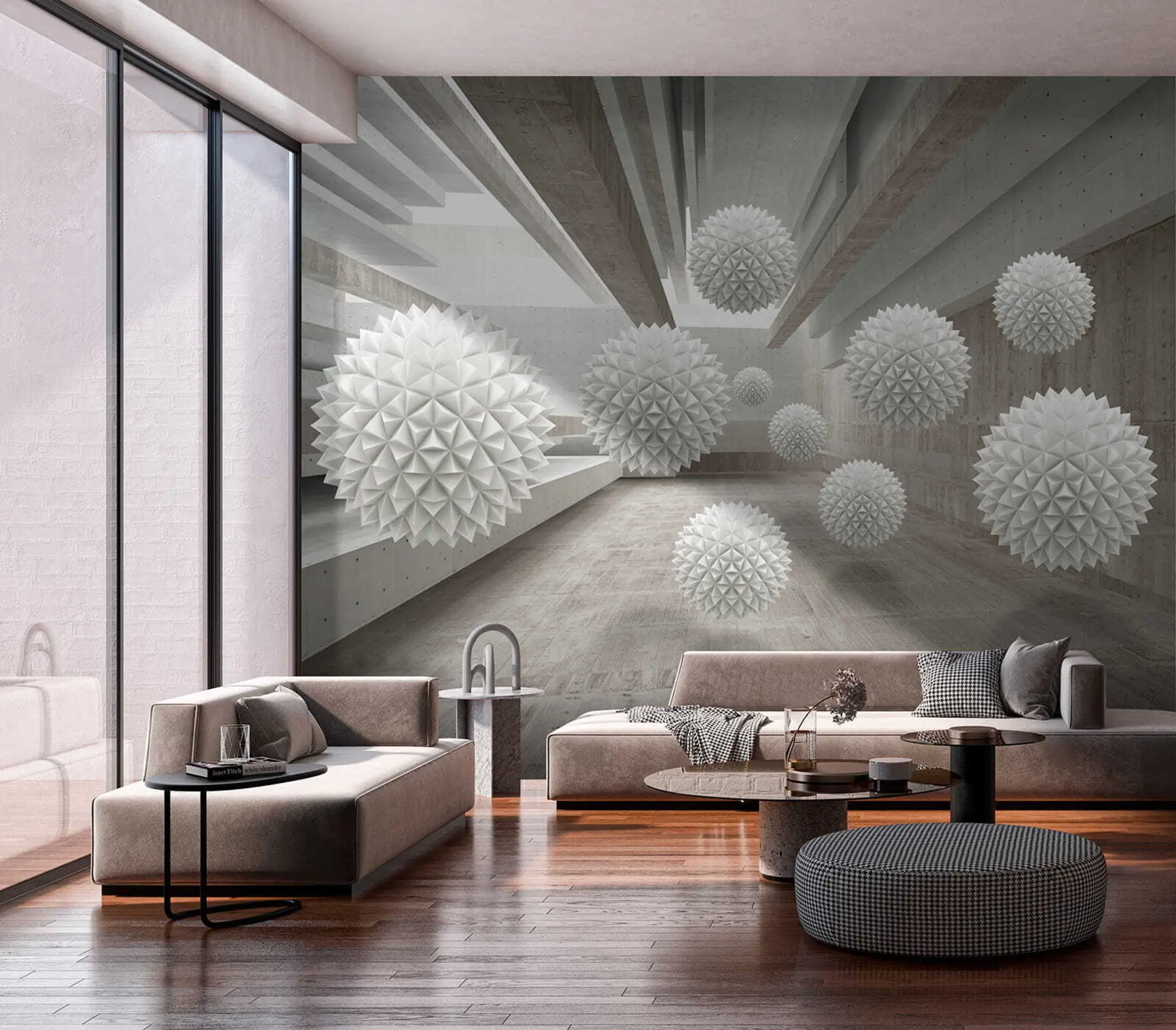 Fototapet Koule vznášející se ve vzduchu u34969