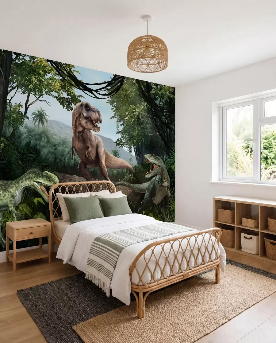 Fototapet Dinosauři v džungli u36756