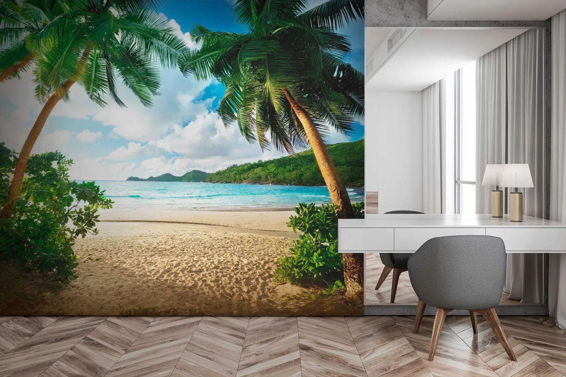 Fototapet Cloud, obloha a rostlina u53753