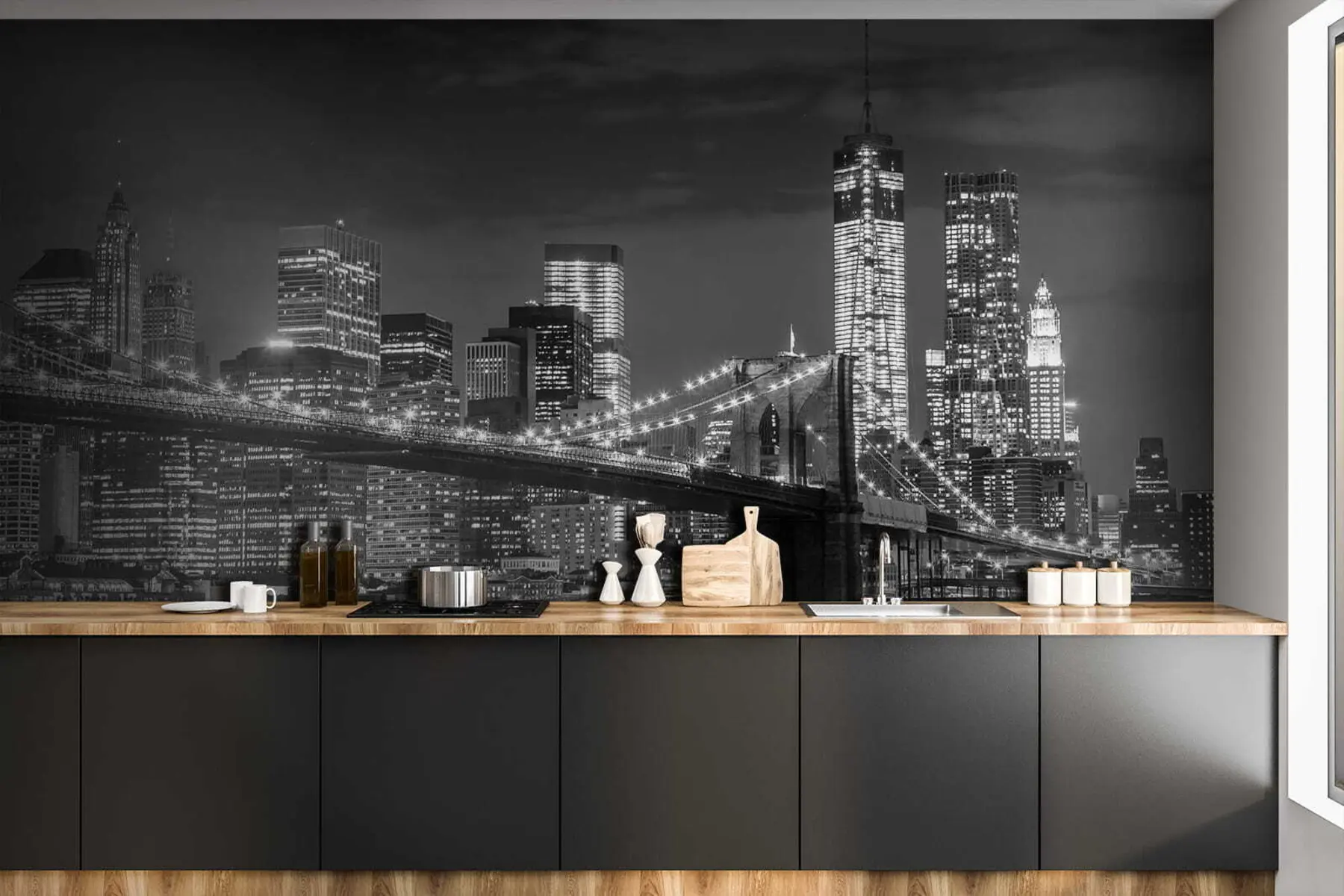 Fototapet Noční město u56428