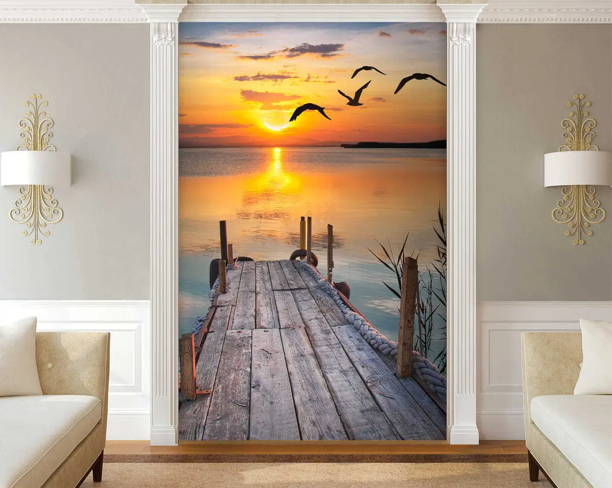 Fototapet Rackové a molo u57673