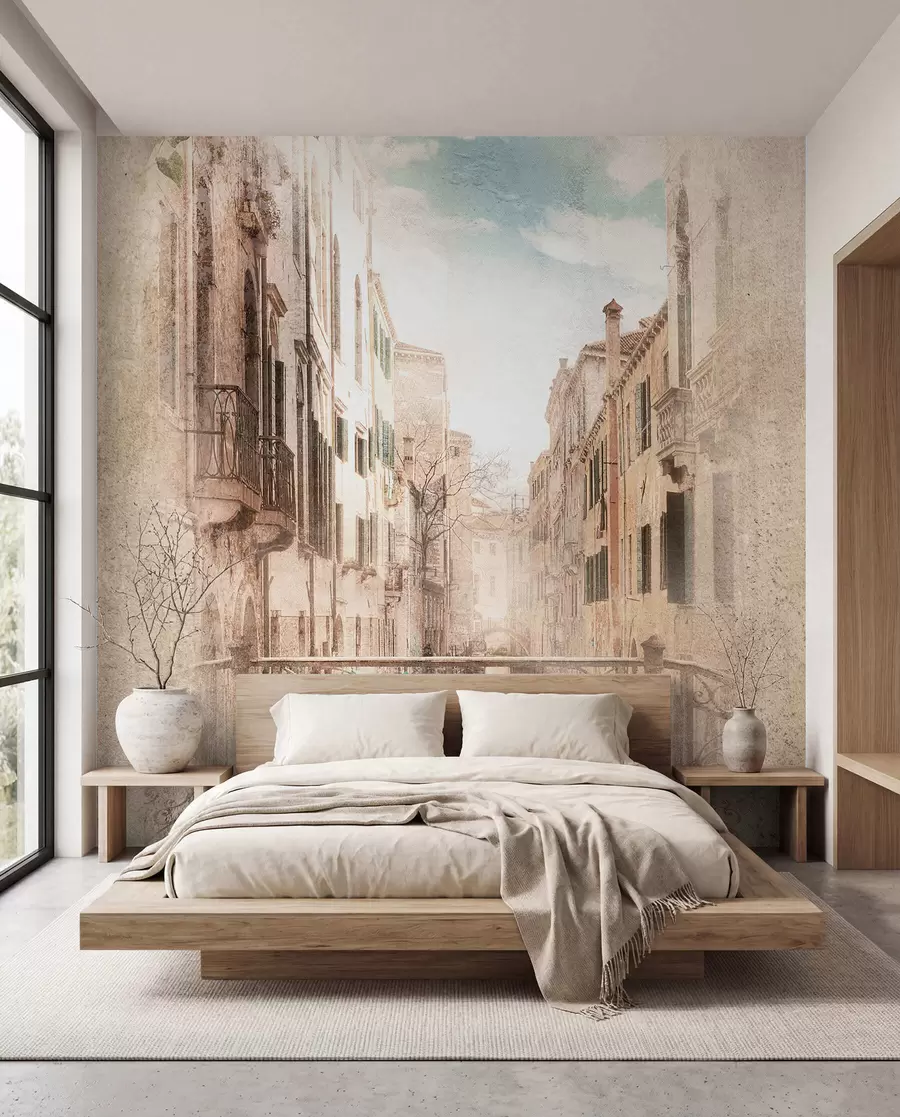 Fototapet Balkon, italská ulice u60320