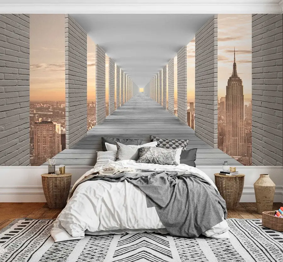 Fototapet Tunel s výhledem na New York u59788