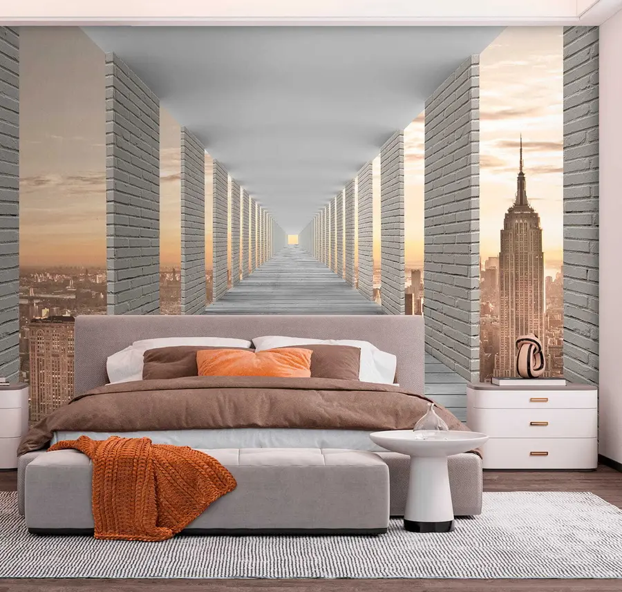 Fototapet Tunel s výhledem na New York u59788