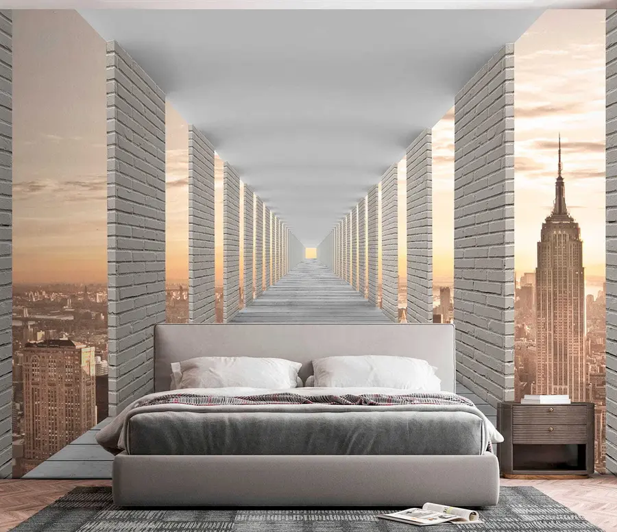 Fototapet Tunel s výhledem na New York u59788