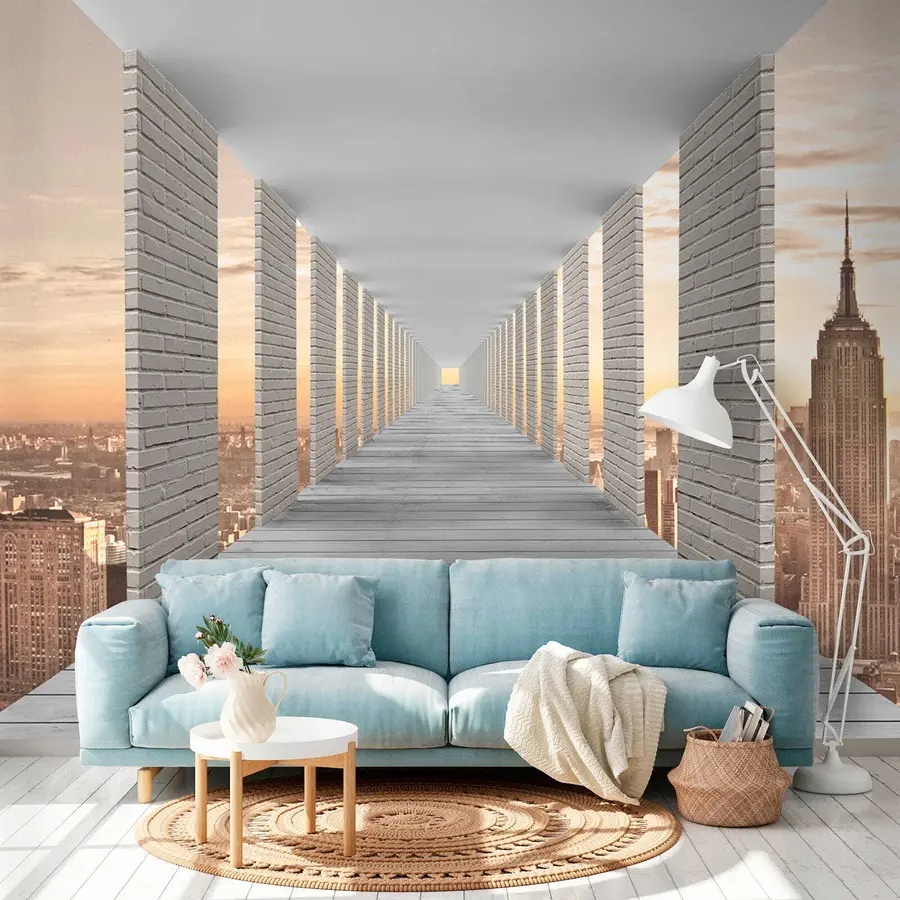 Fototapet Tunel s výhledem na New York u59788