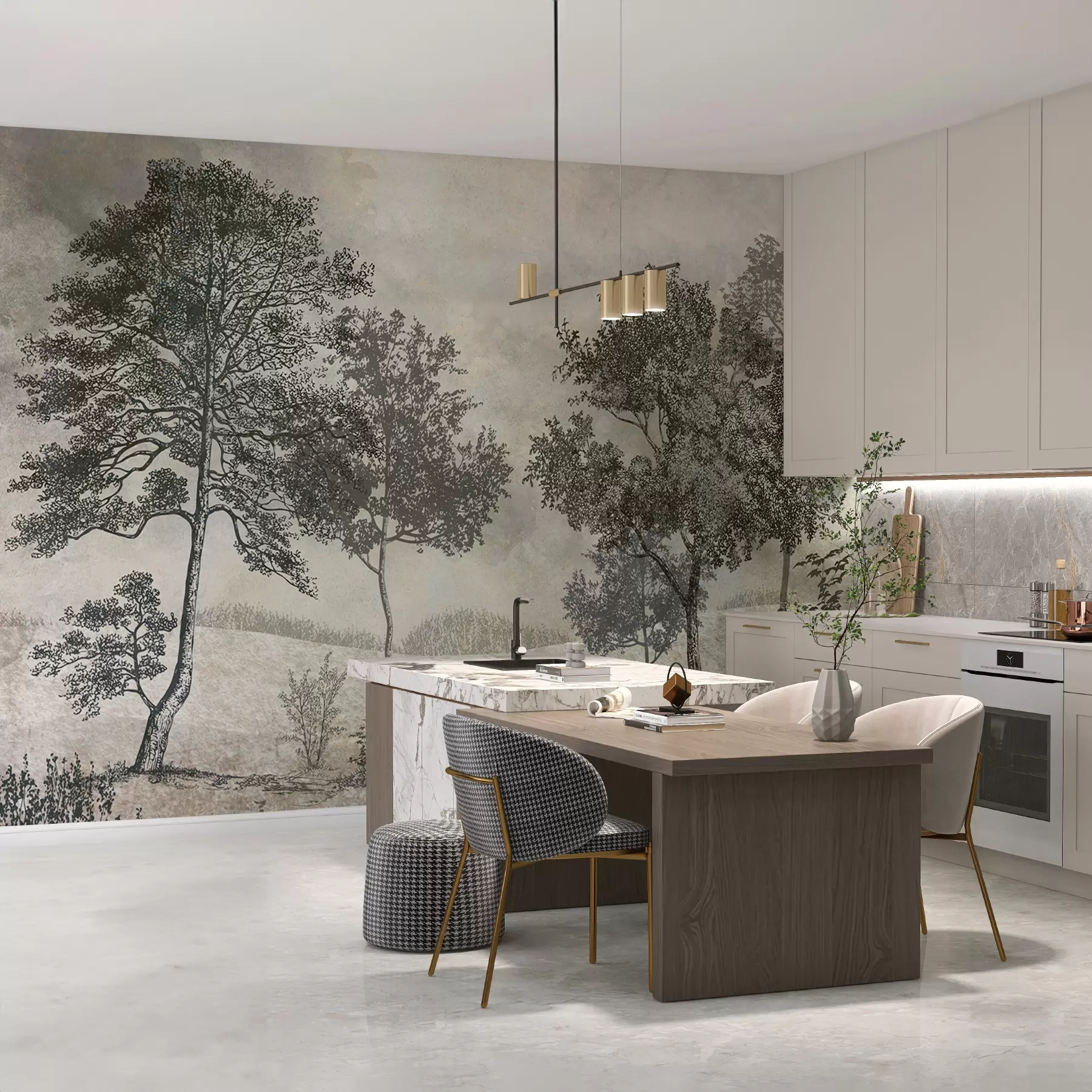 Fototapet Vintage stromy u80030