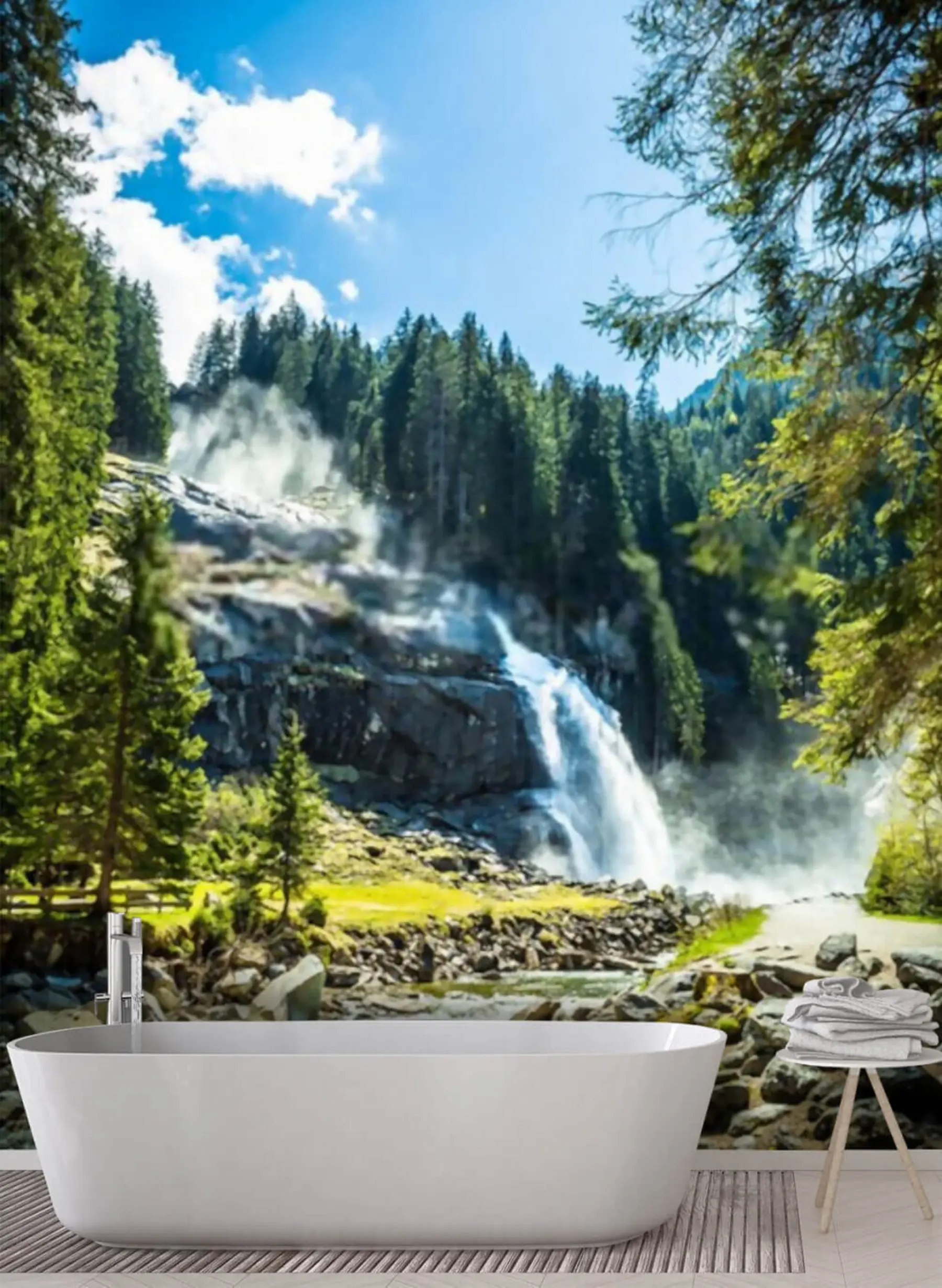 Fototapet Voda, rostlina a mrak u18837