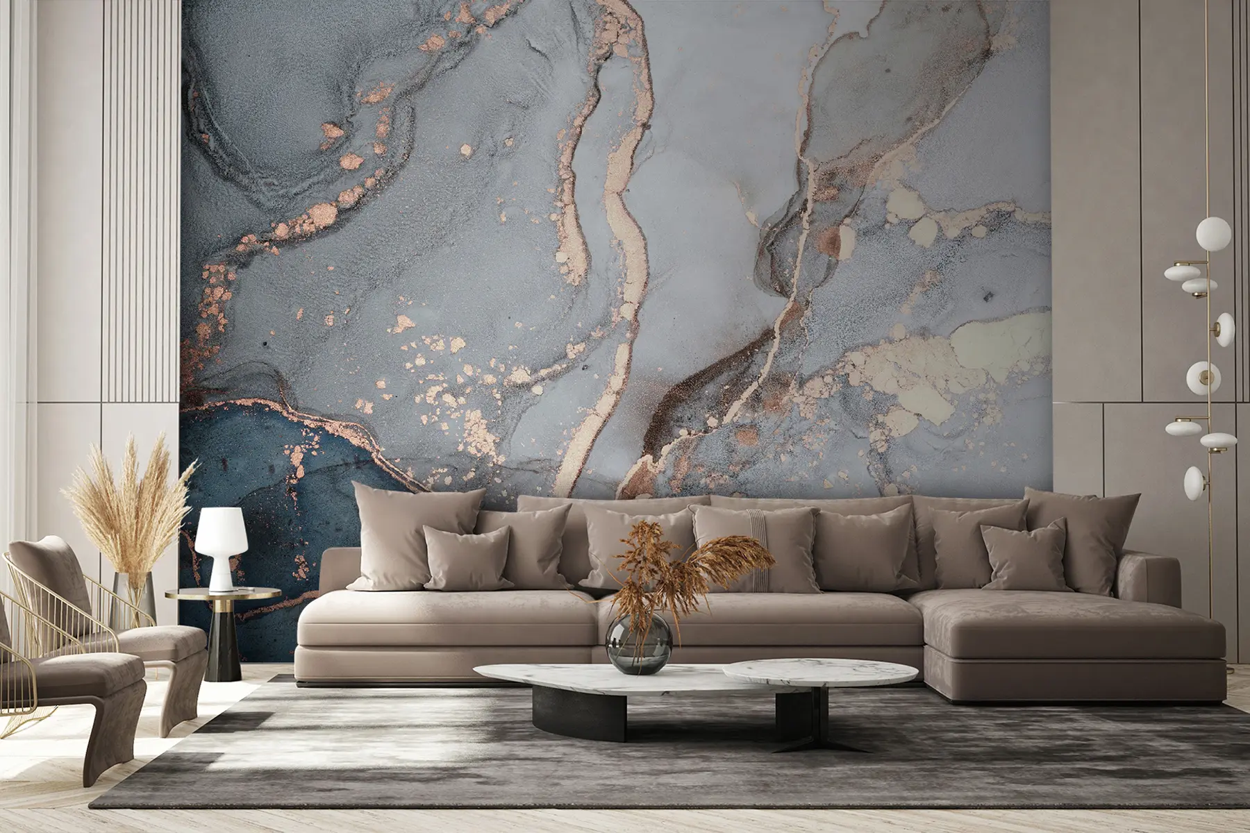 Fototapet Modrý mramor u24799