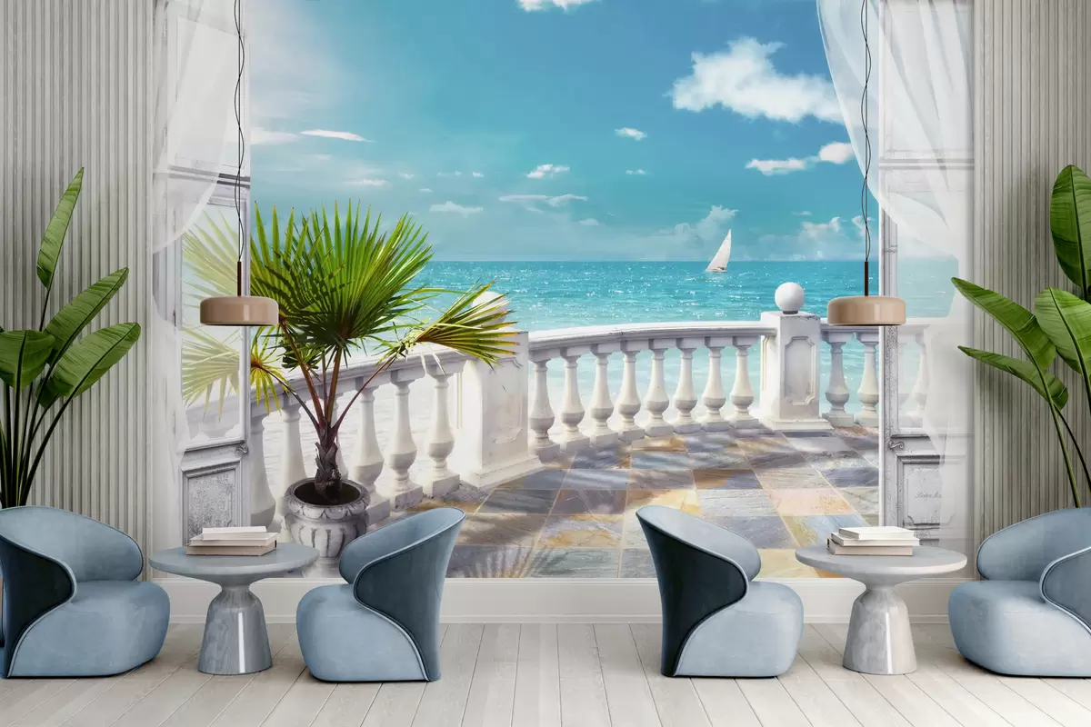 Fototapet Voda, mrak a obloha u26132