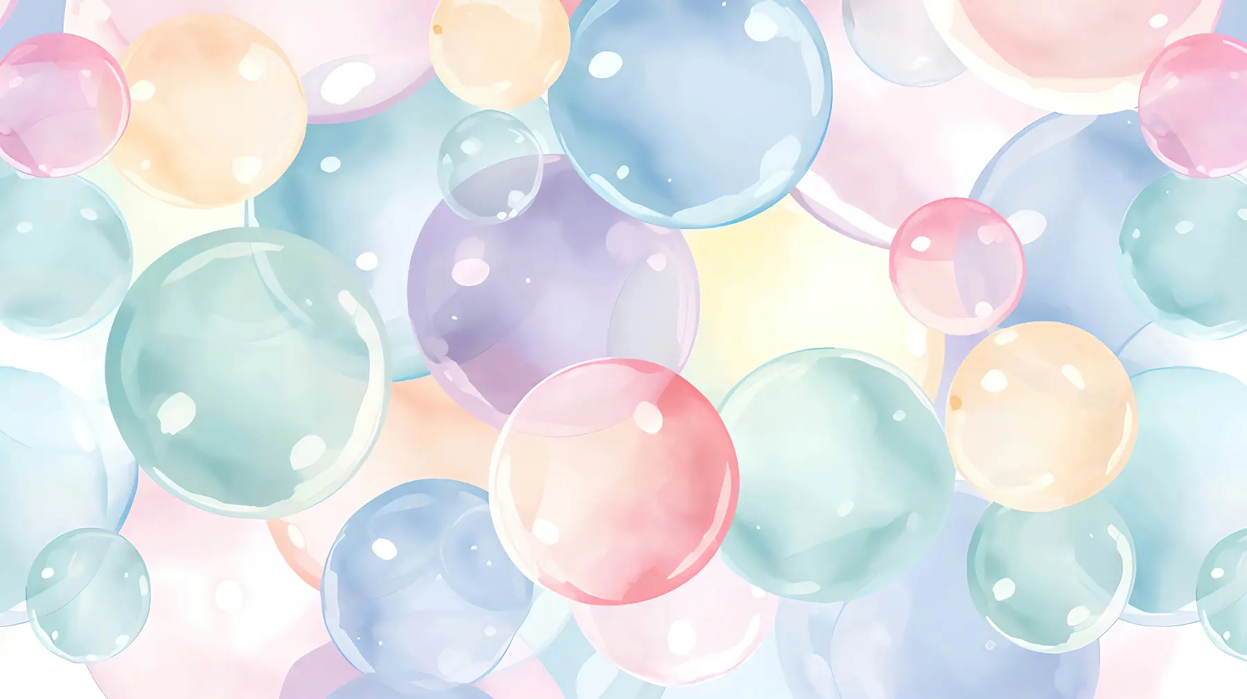 Fototapet Bubliny v pastelových barvách u99730
