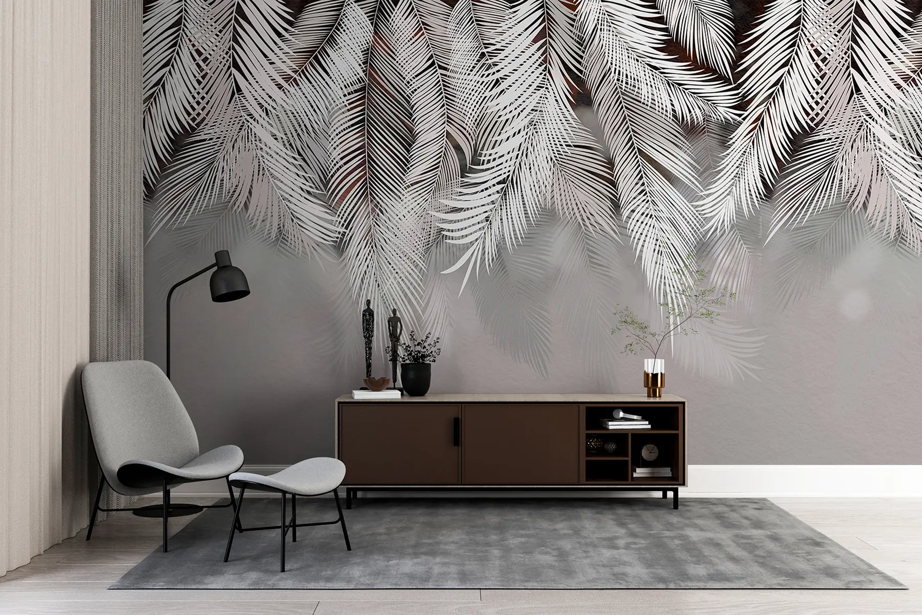 Fototapet Tropické listy u48556v4d2