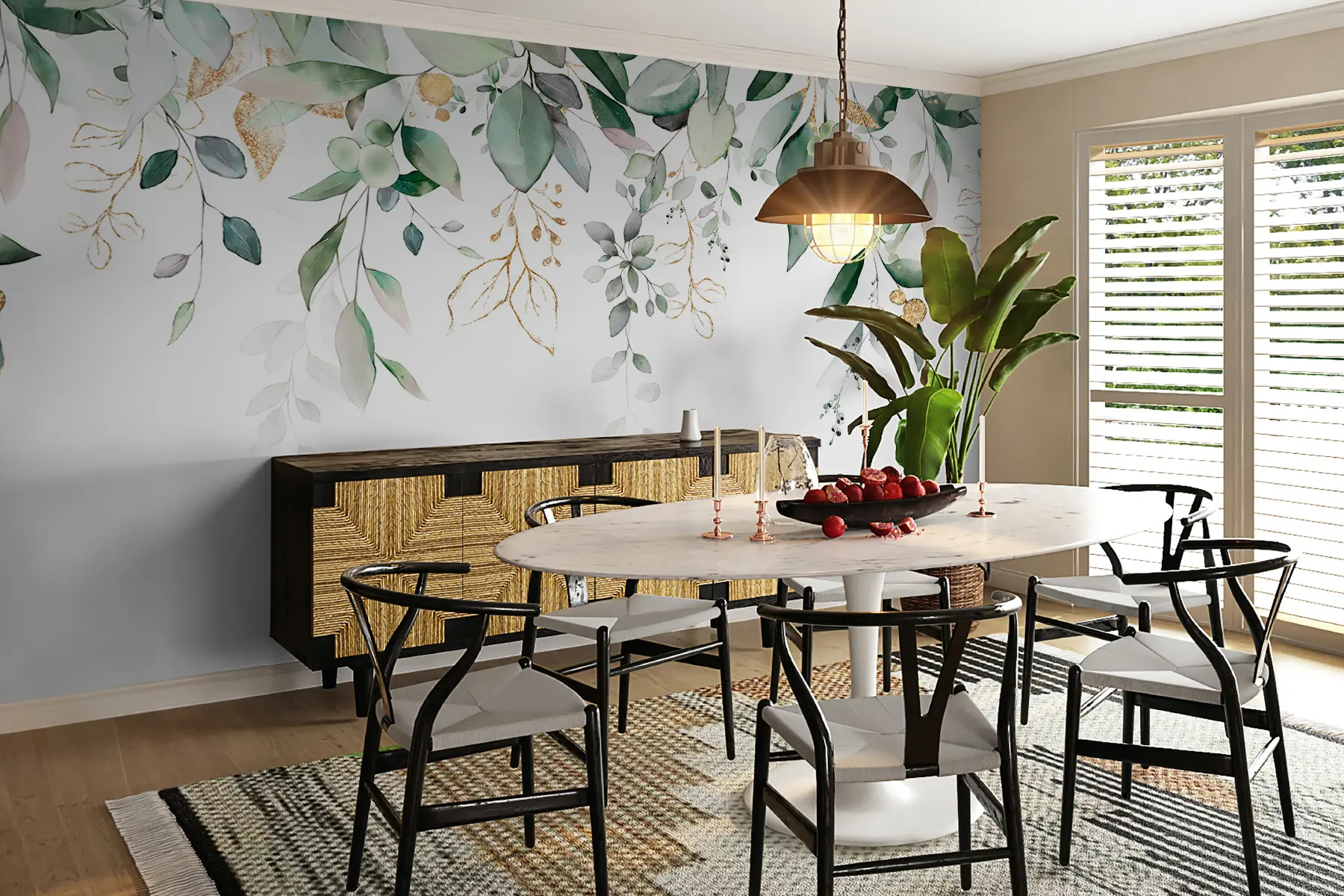 Fototapet Závěsný list eukalyptu na bílém pozadí u95506d2