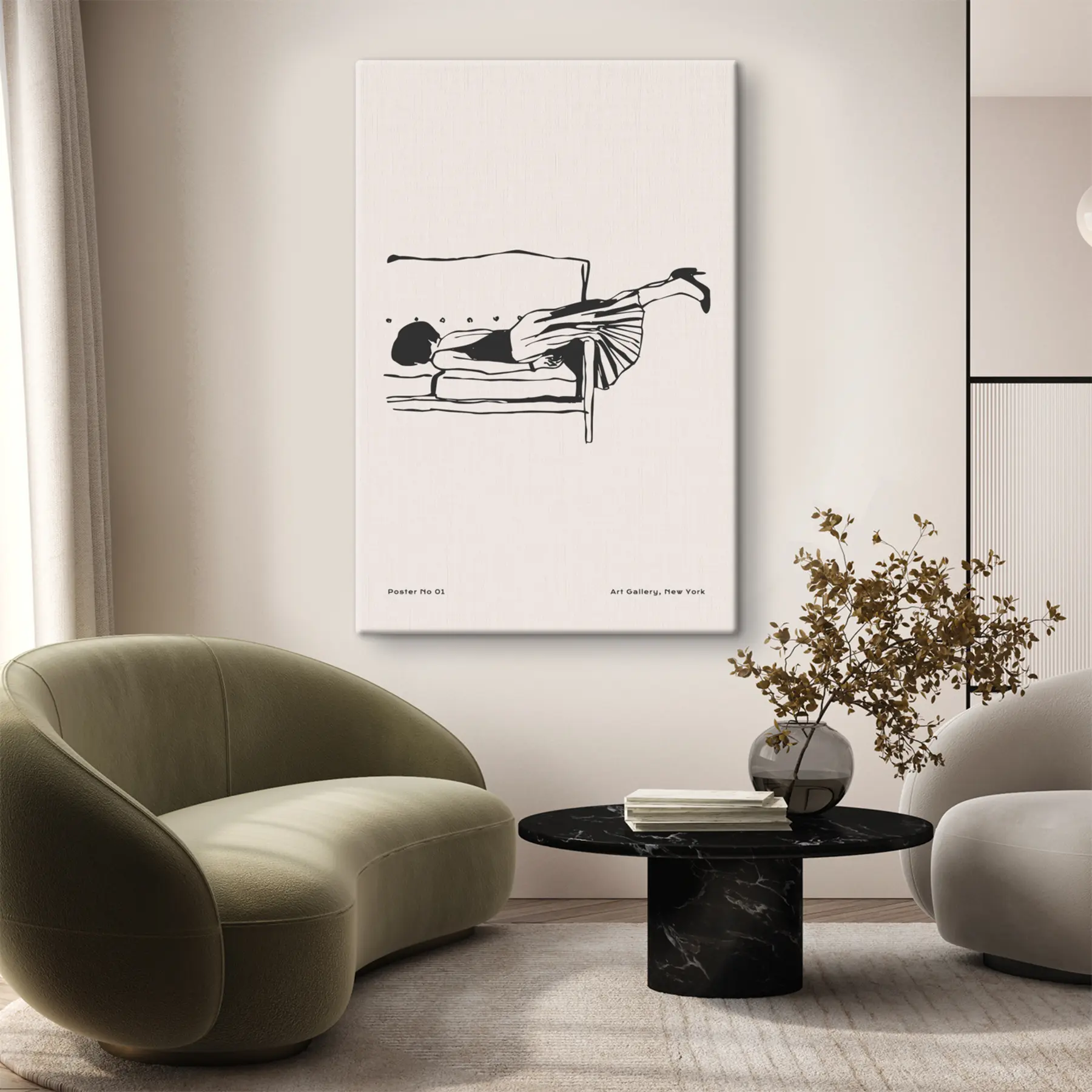 Obraz Módní dívka trend boho styl současné umění Č. s37422