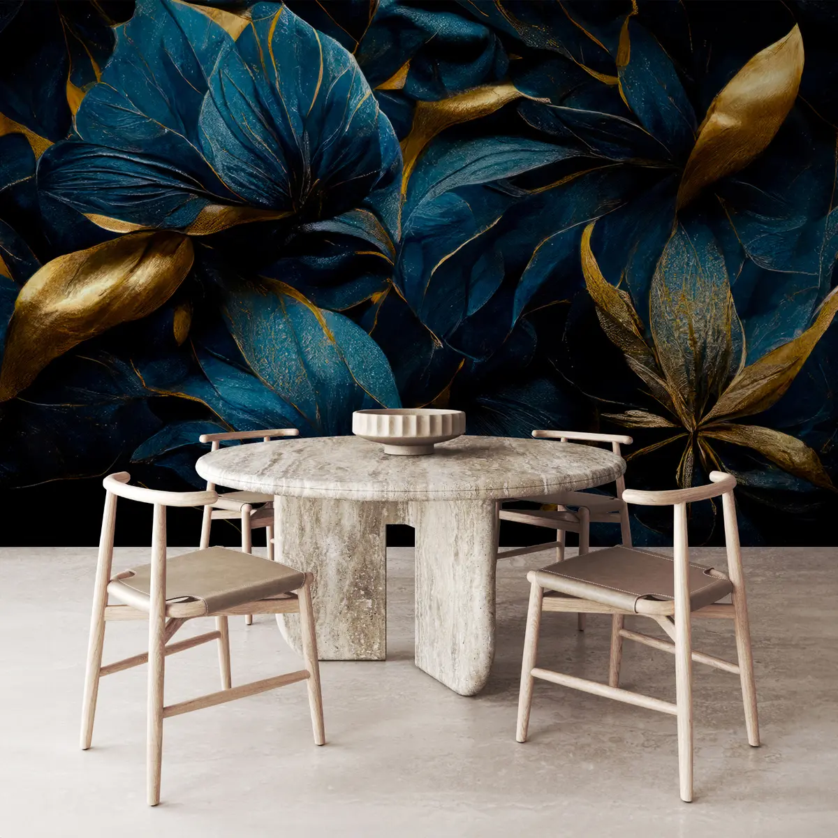 Fototapet Modré královské květiny u74140d1