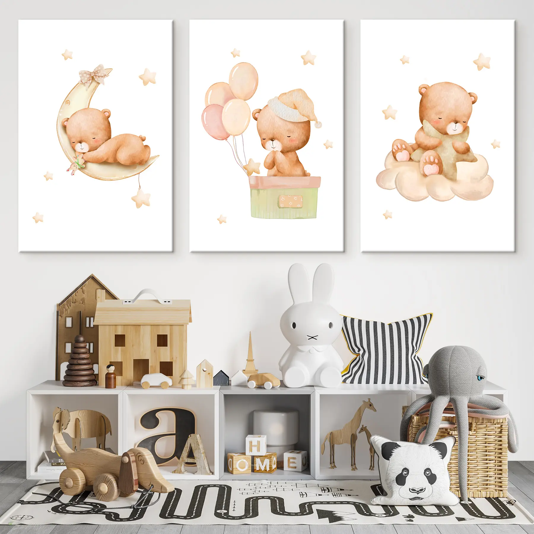 Obraz Medvídci si užívají zasněné chvíle Č. m00296