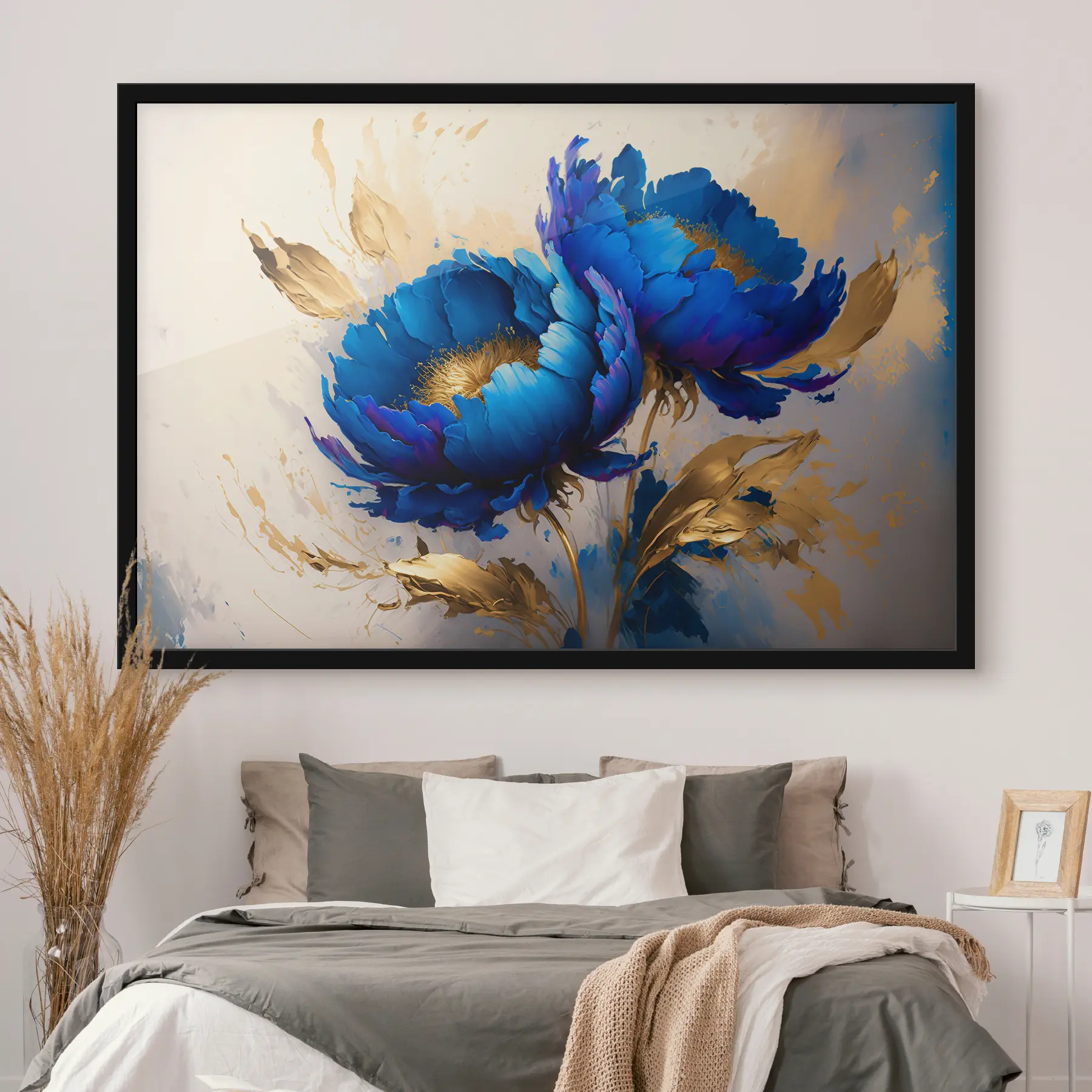 Fototapet Modré pivoňky f37843