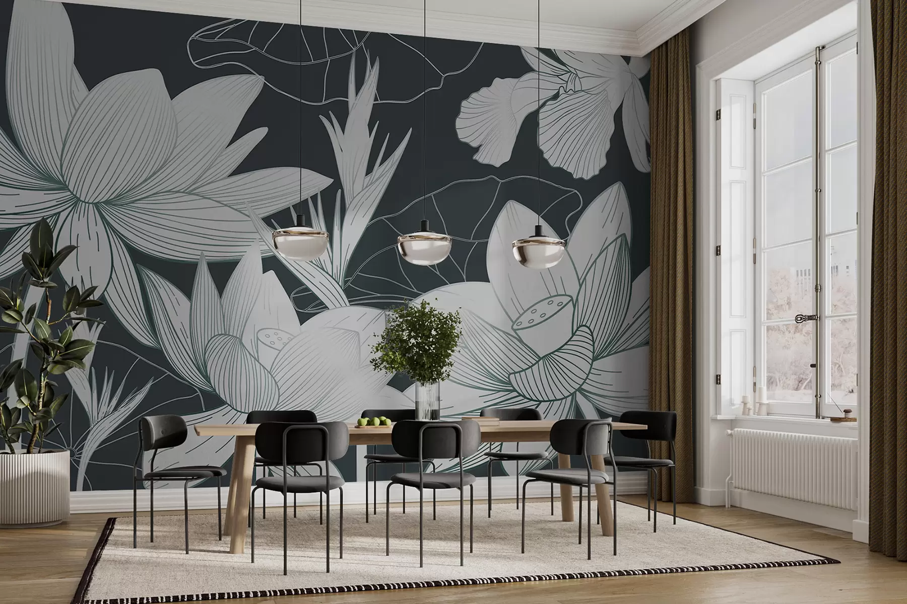 Fototapet Tropické květiny w00323