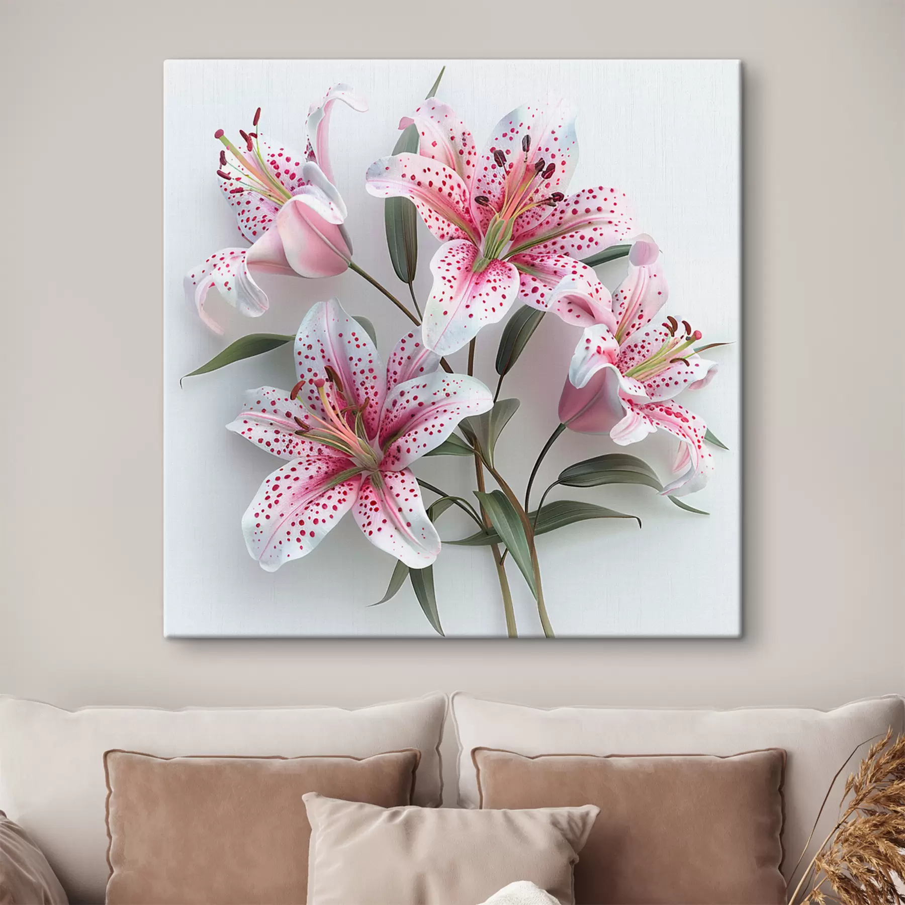 Fototapet Kytice jemných lilií s38247