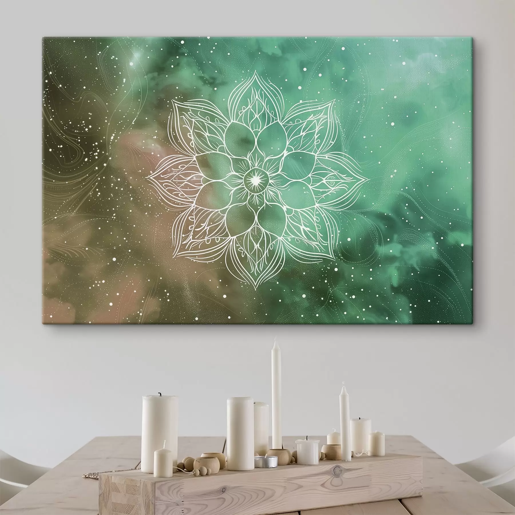 Fototapet Mandala na akvarel zázemí s38530