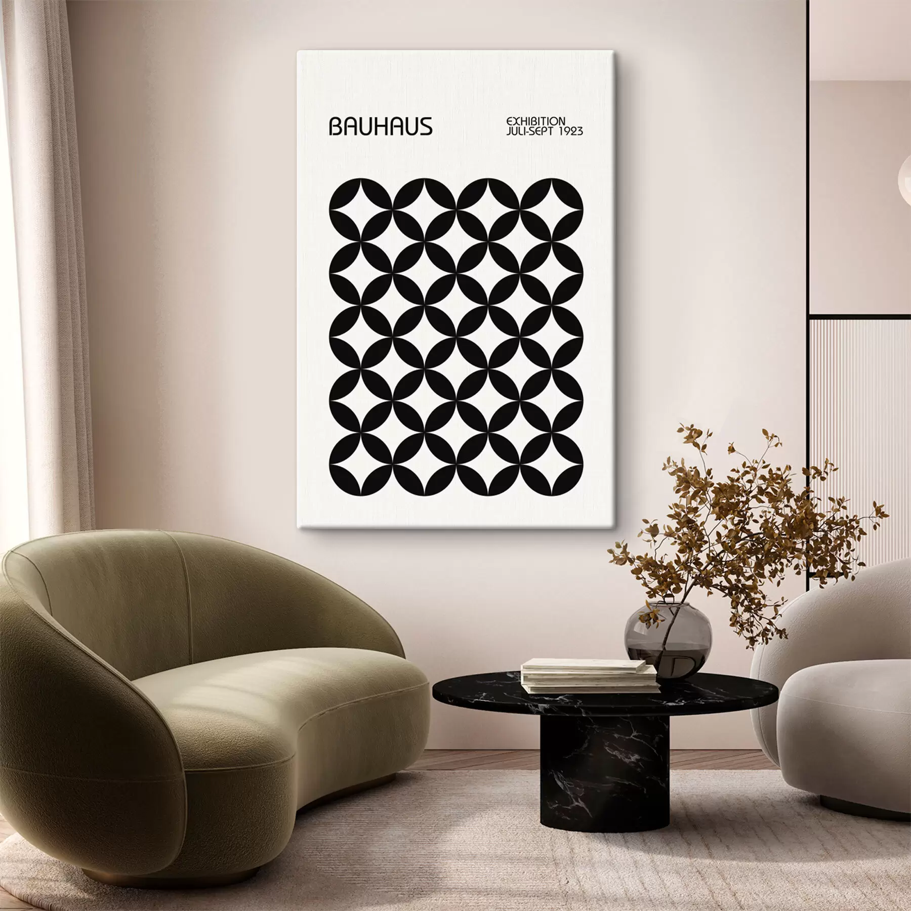 Obraz Bauhaus geometrická abstrakce Č. s39259