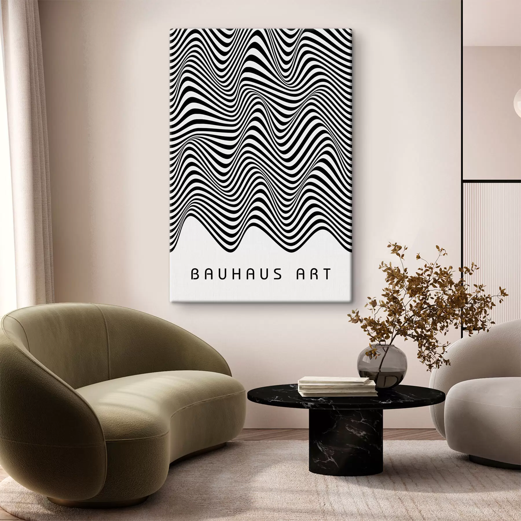 Obraz Bauhaus geometrická abstrakce Č. s39266