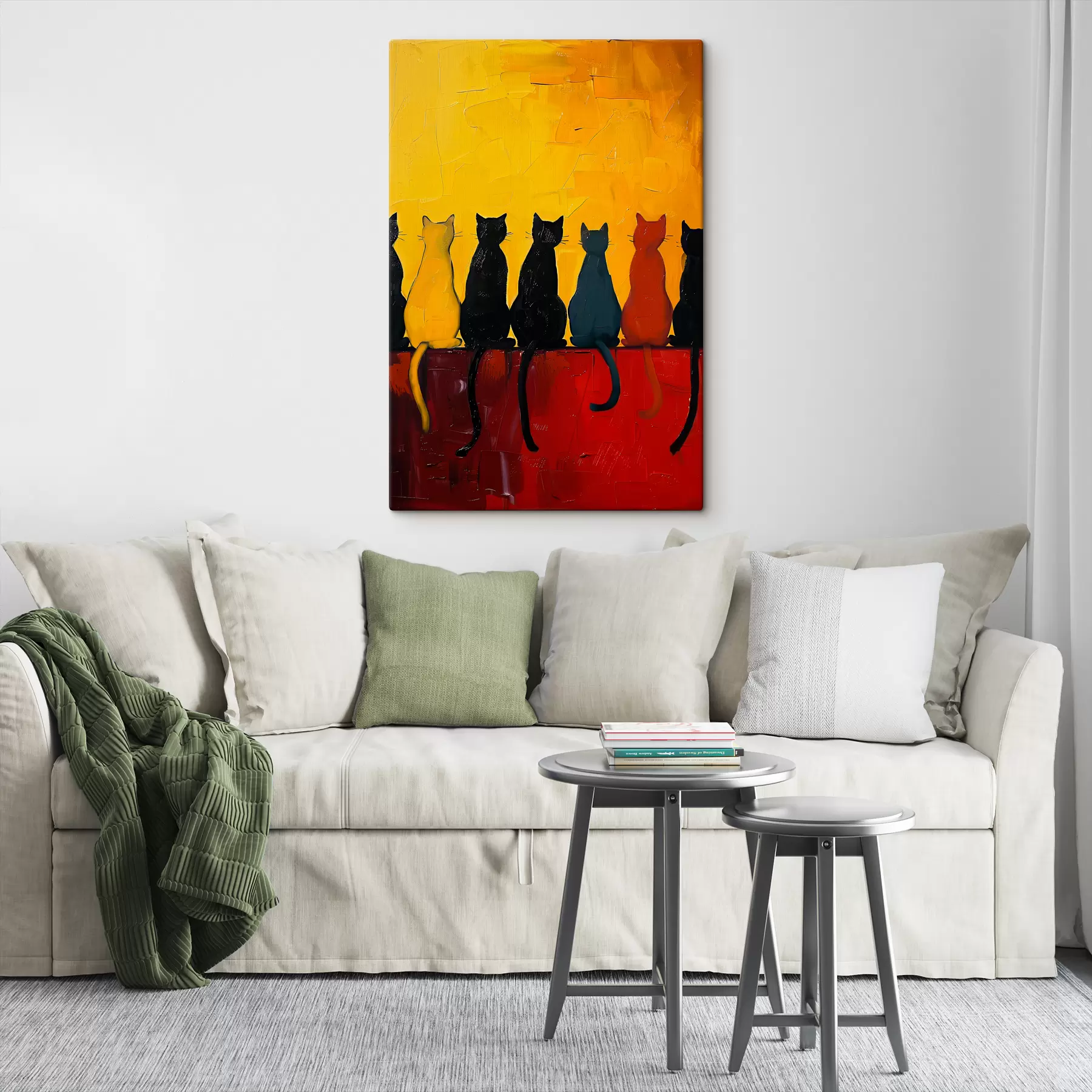 Obraz Kočky v barvách Č. s39309