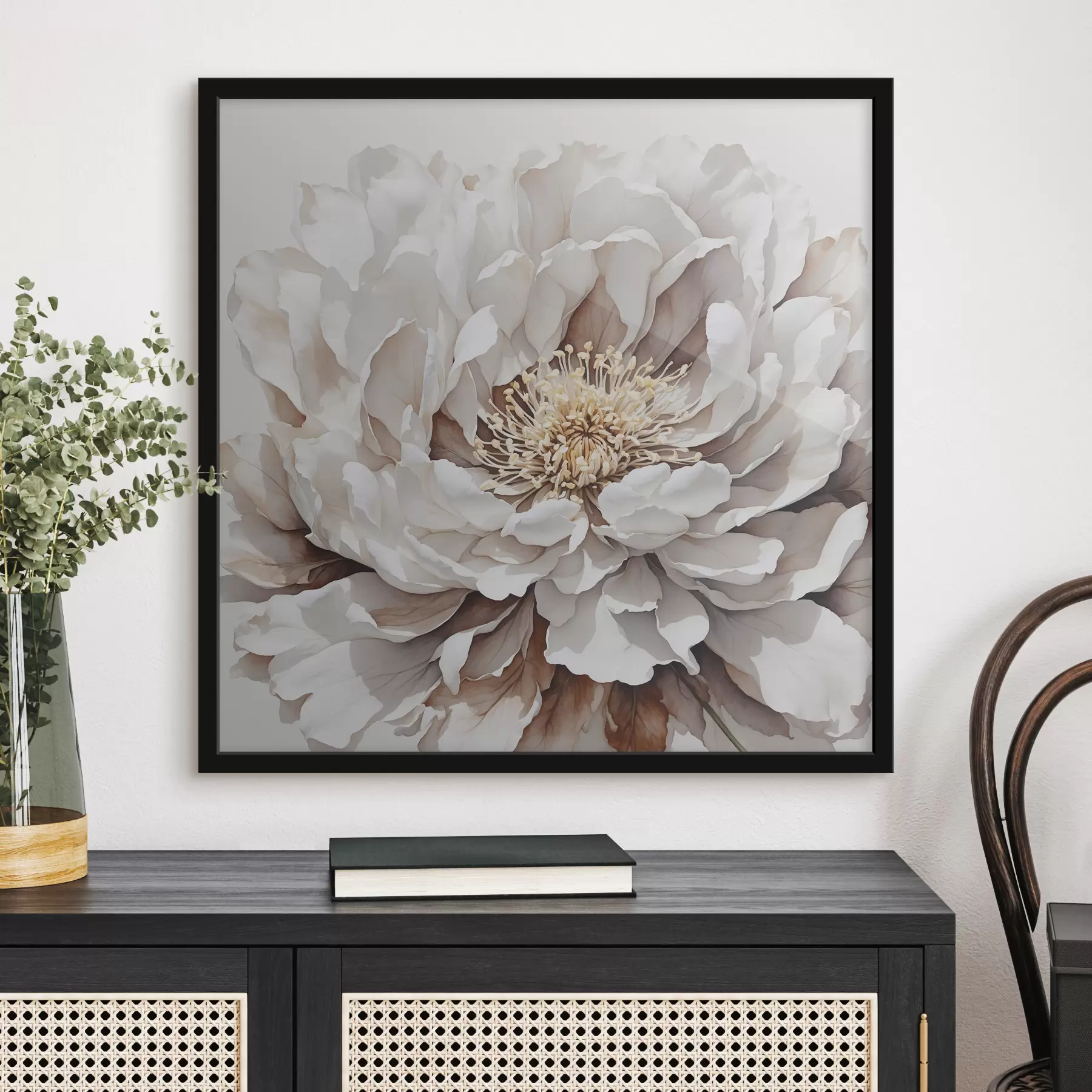 Fototapet Detail bílého květu f39178