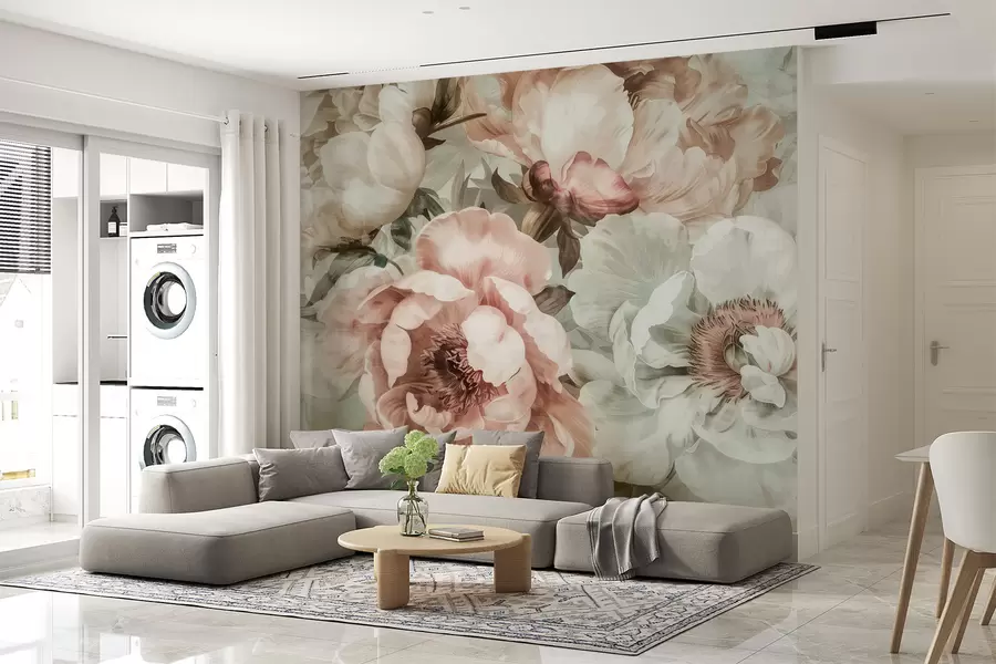 Fototapet Pivoňky w01291