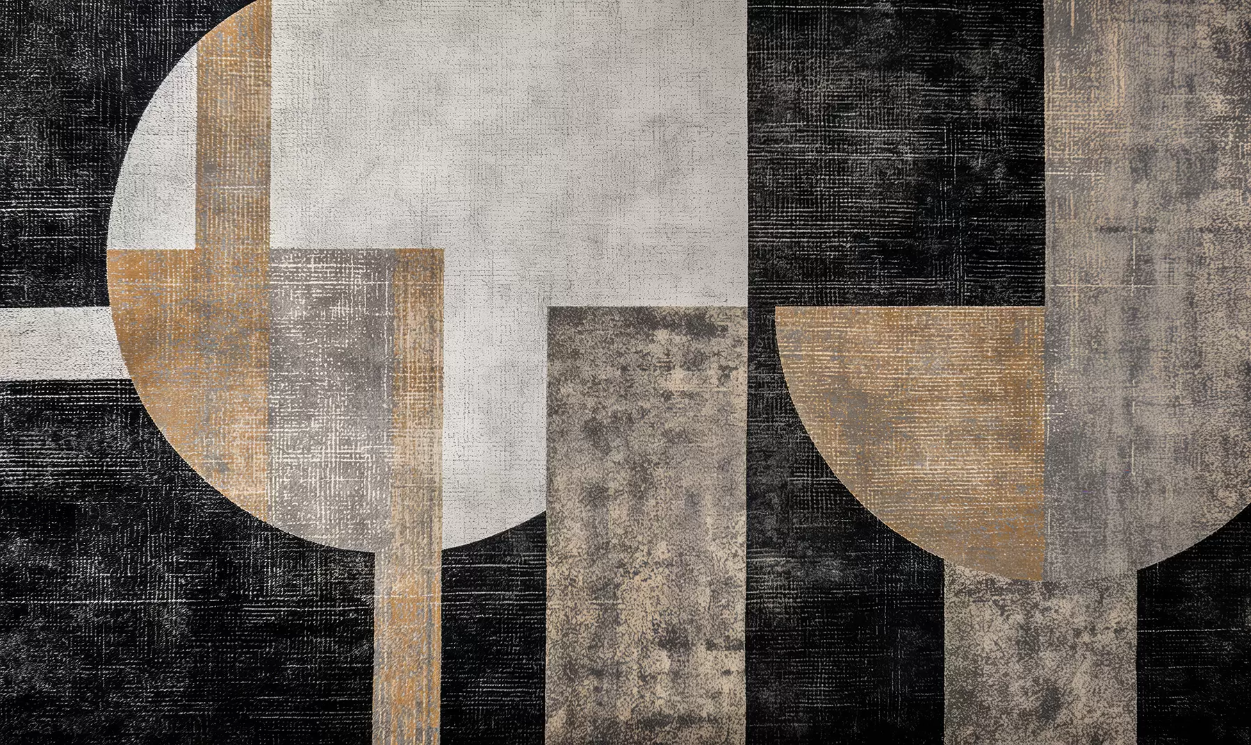 Fototapet Moderní texturovaná abstrakce v černé a oranžové barvě w07878