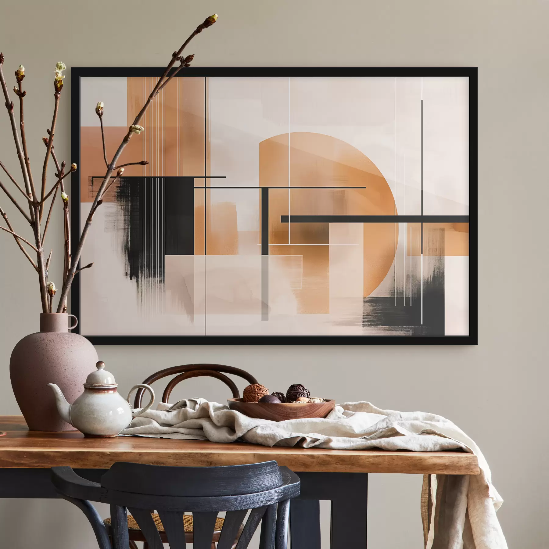 Fototapet Abstrakce s geometrickými tvary f39561