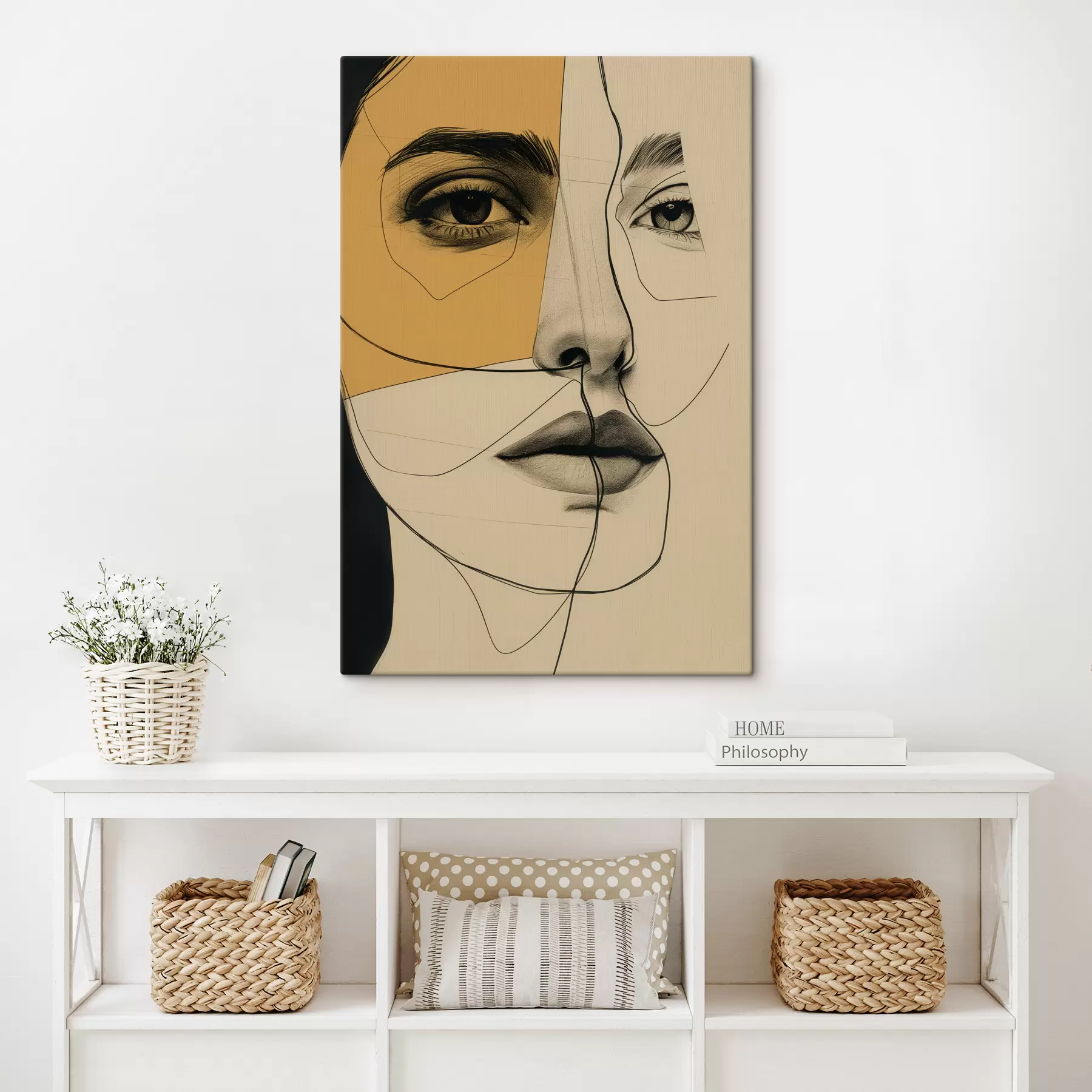 Obraz Linky, tužka, abstrakce, starožitnost, dívka Č. s39963