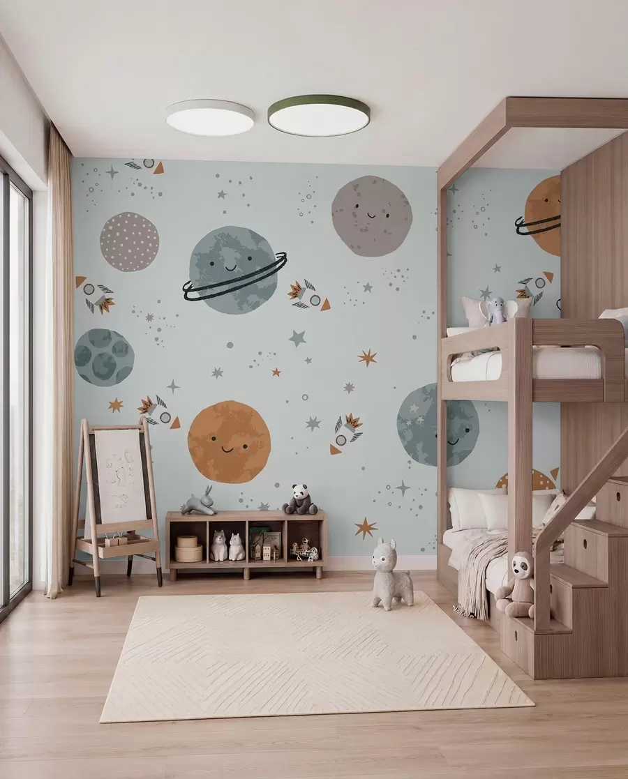 Fototapet Usměvavé planety w01417