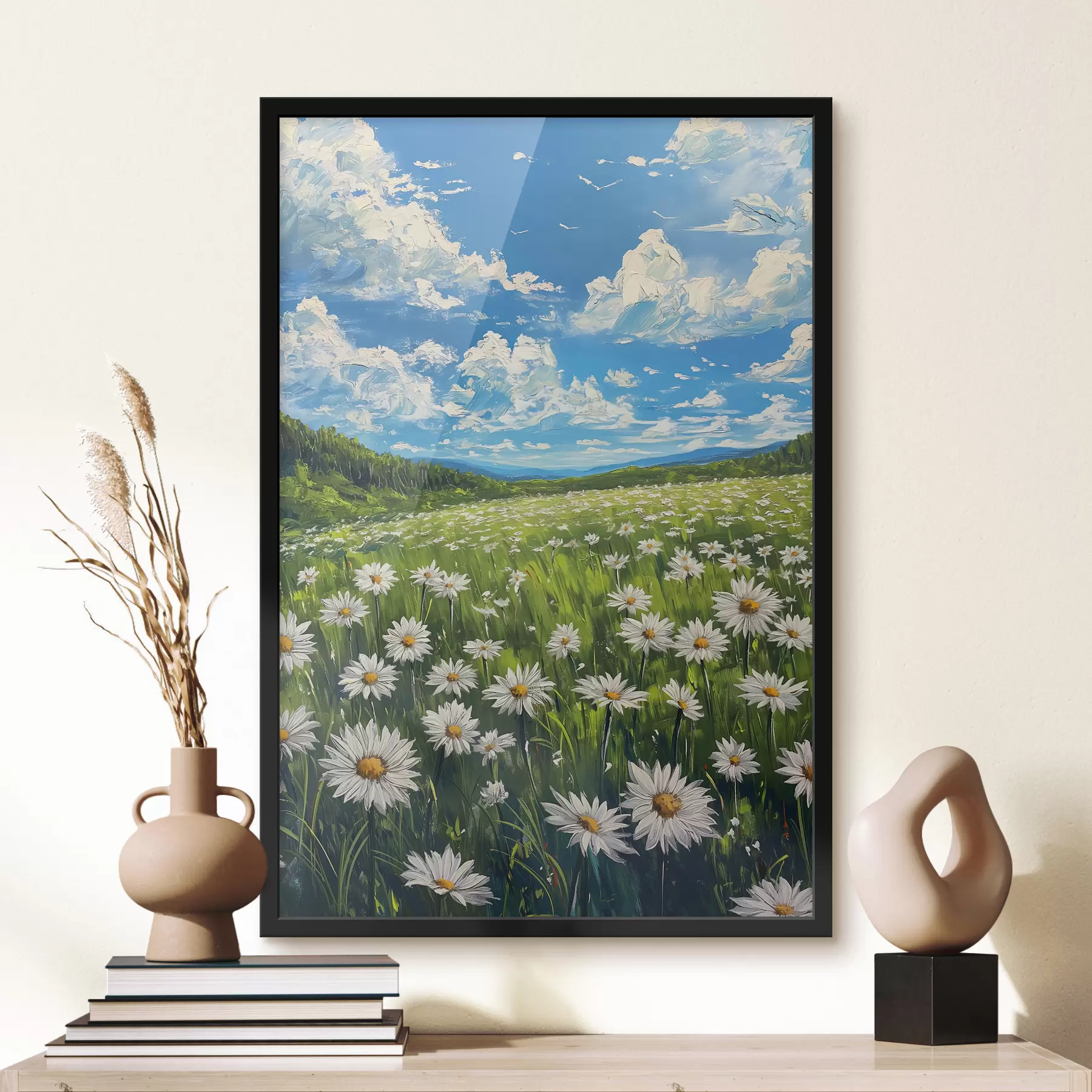 Fototapet krajina sedmikrásky na hřišti f40255