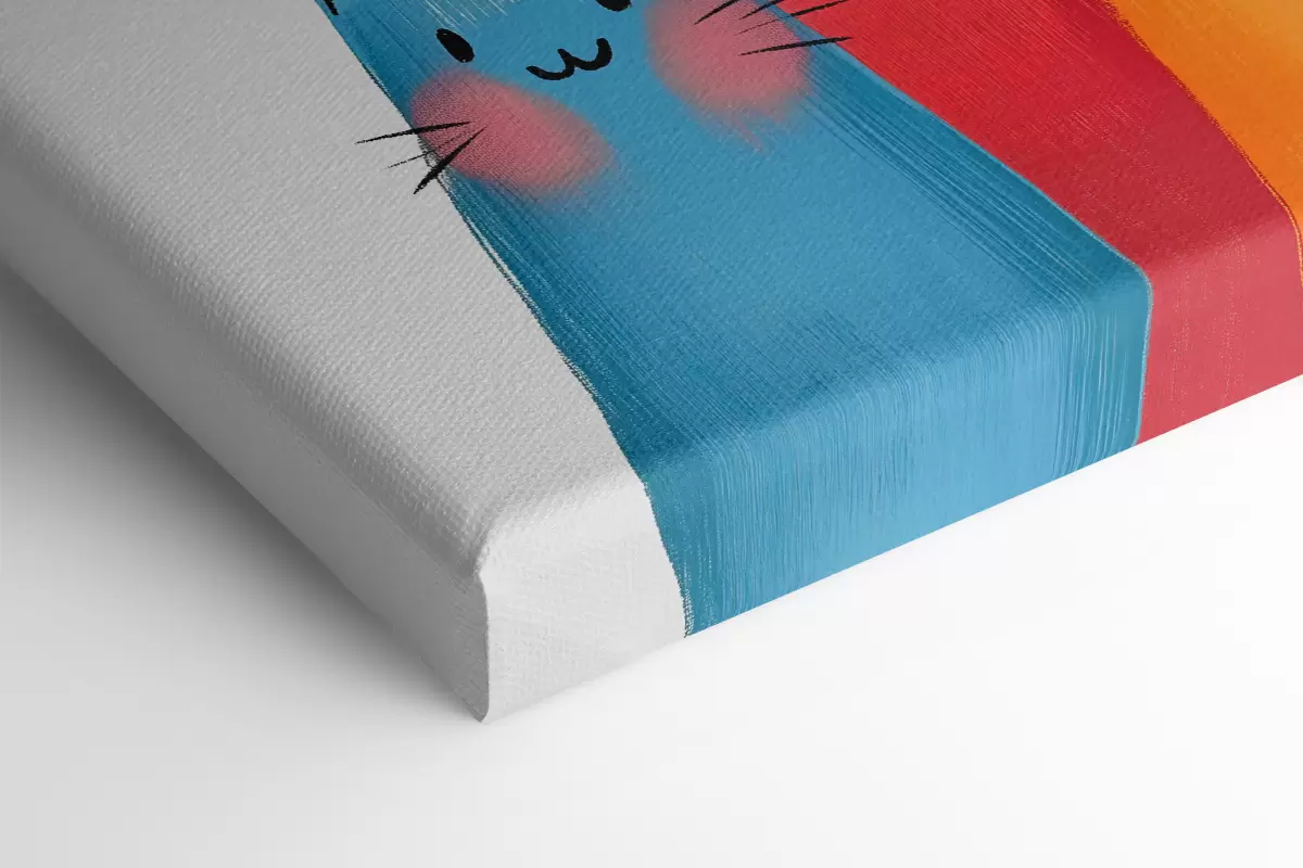 Obraz Abstraktní vícebarevné kočky Č. s40041