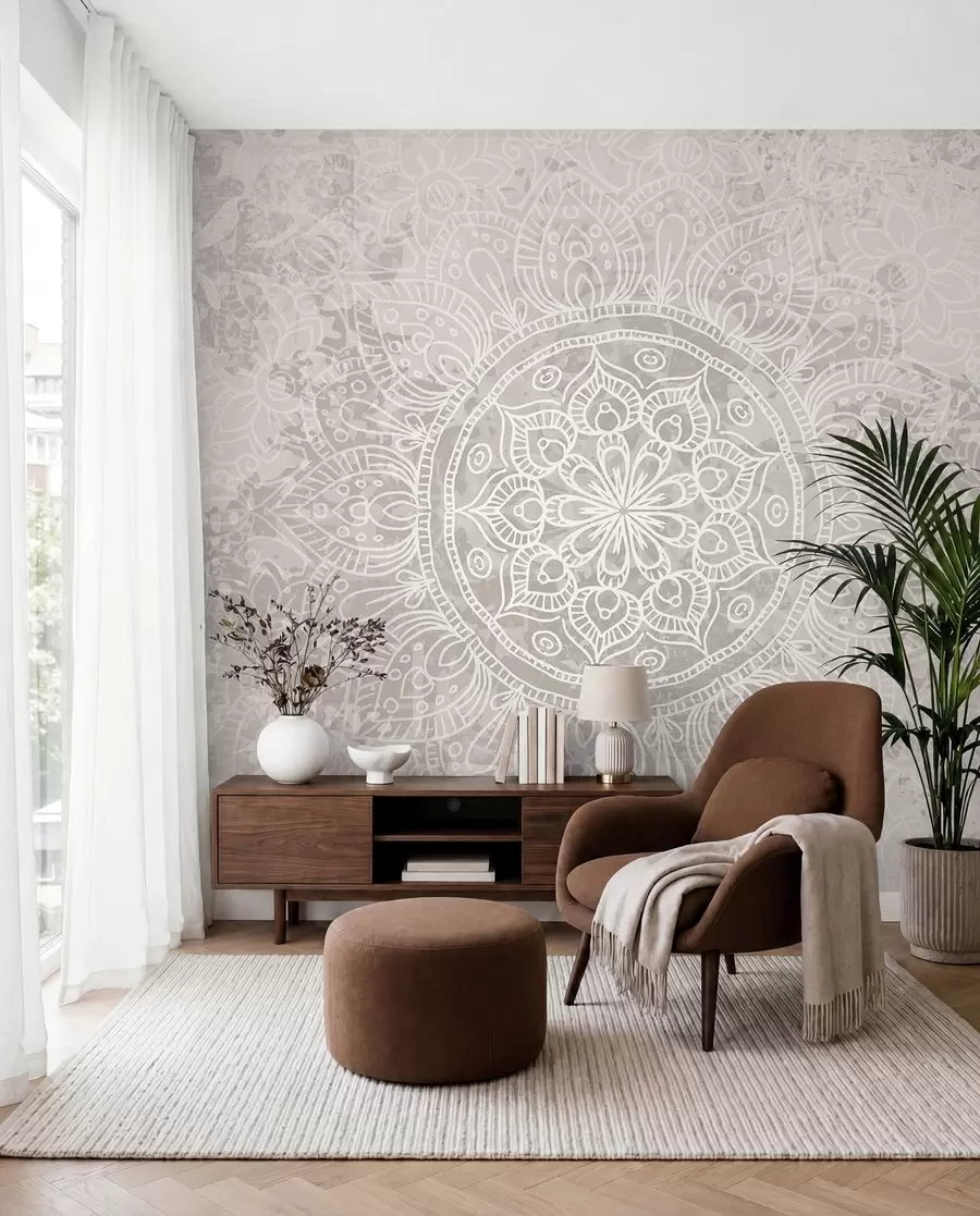 Fototapet Mandala jemných linií w08246