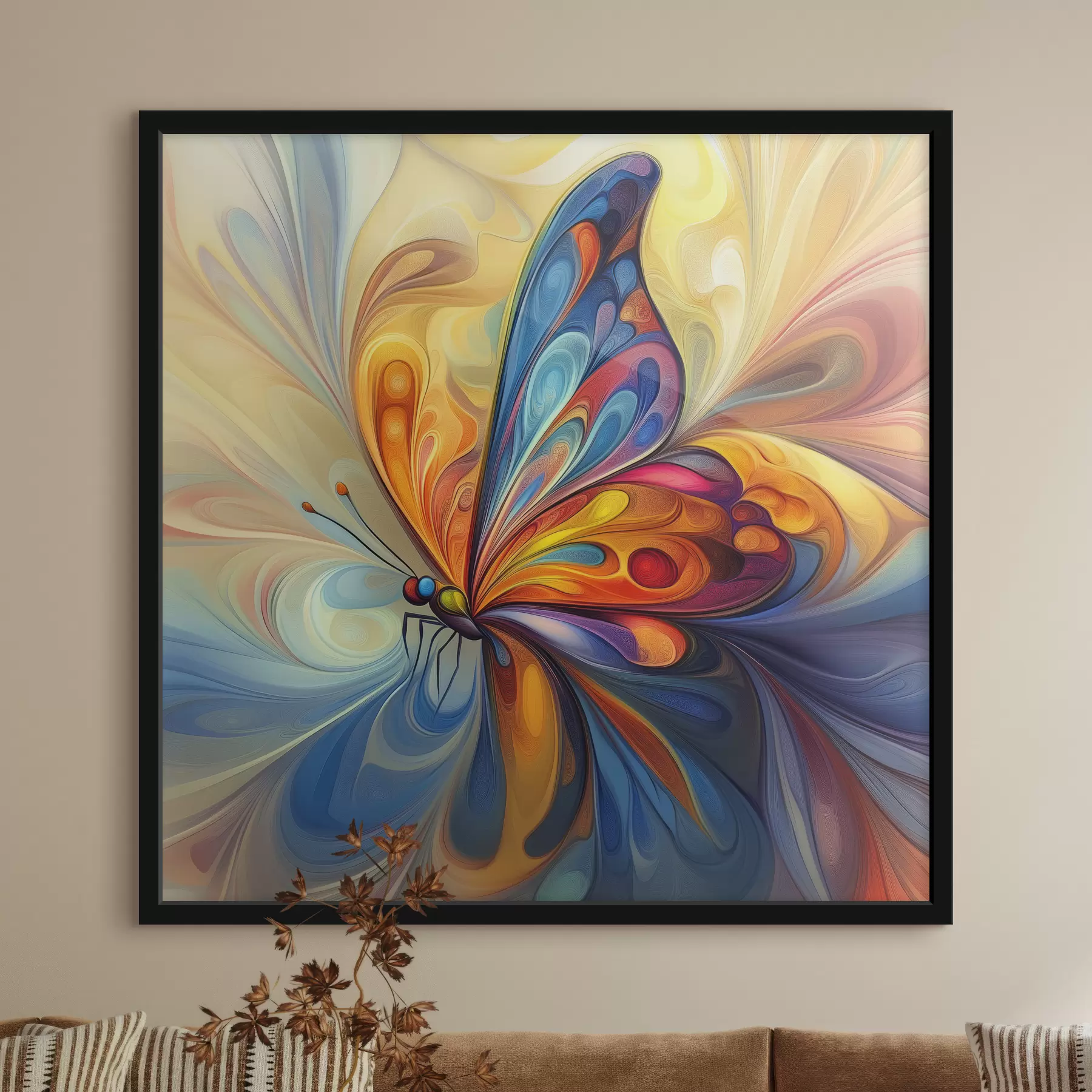 Fototapet Abstraktní motýl f40451