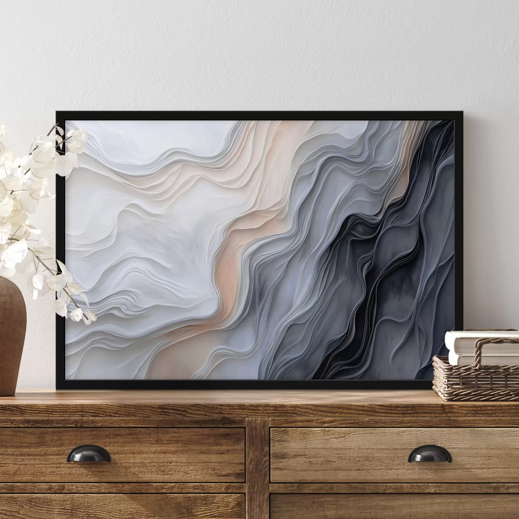 Fototapet Abstraktní vlny s imitací textury f40507