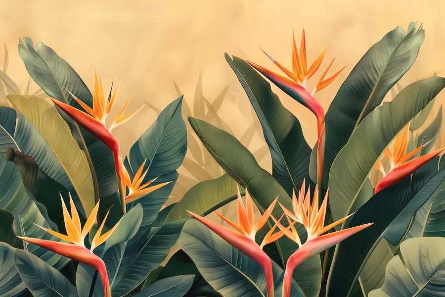 Fototapet Teplý tropický květ w01484