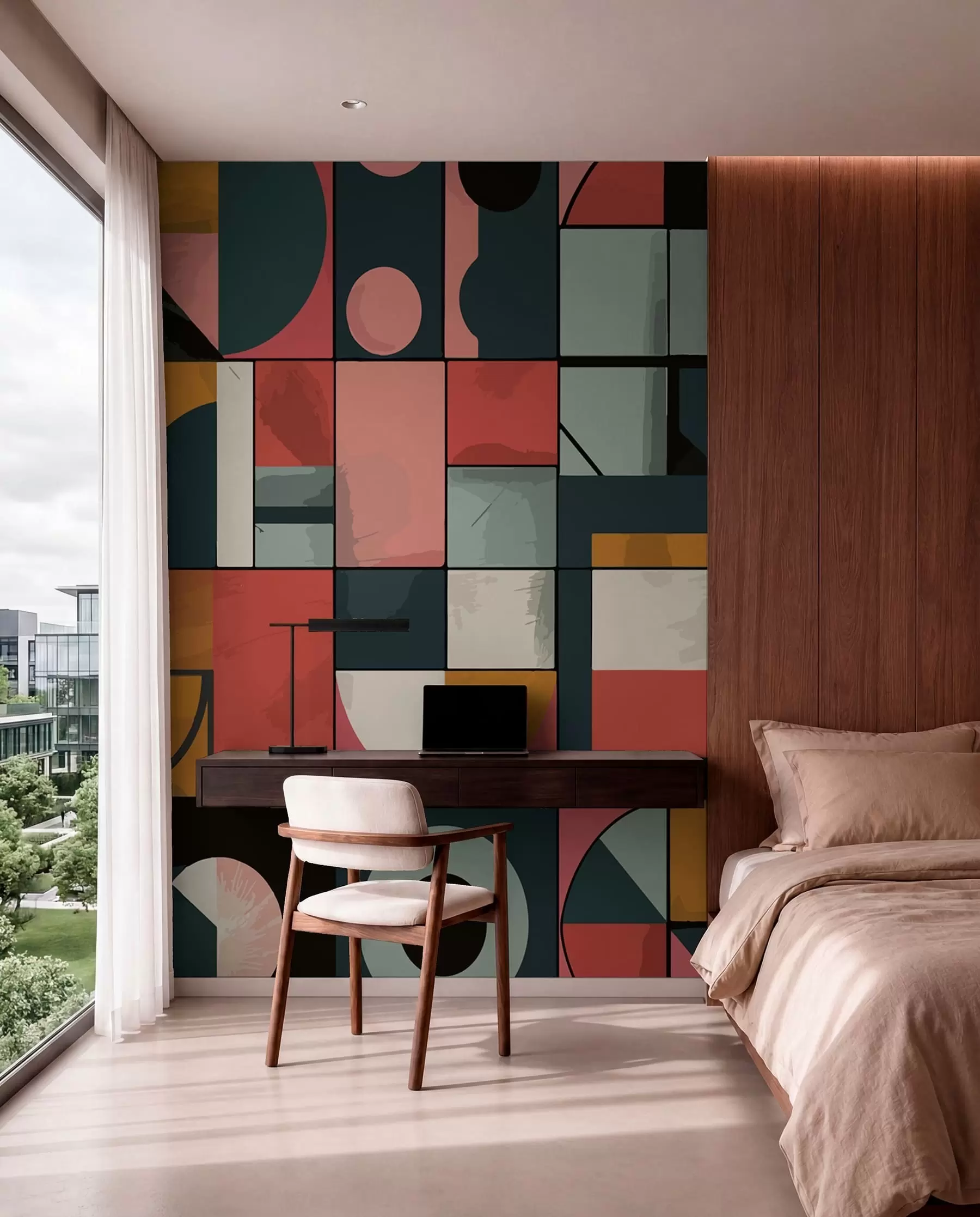 Fototapet Bahaus styl w01075