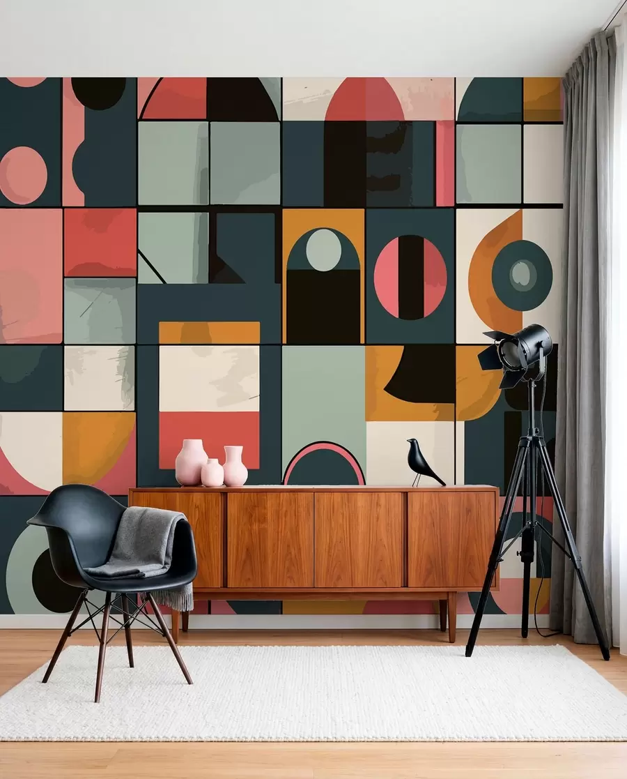 Fototapet Bahaus styl w01075