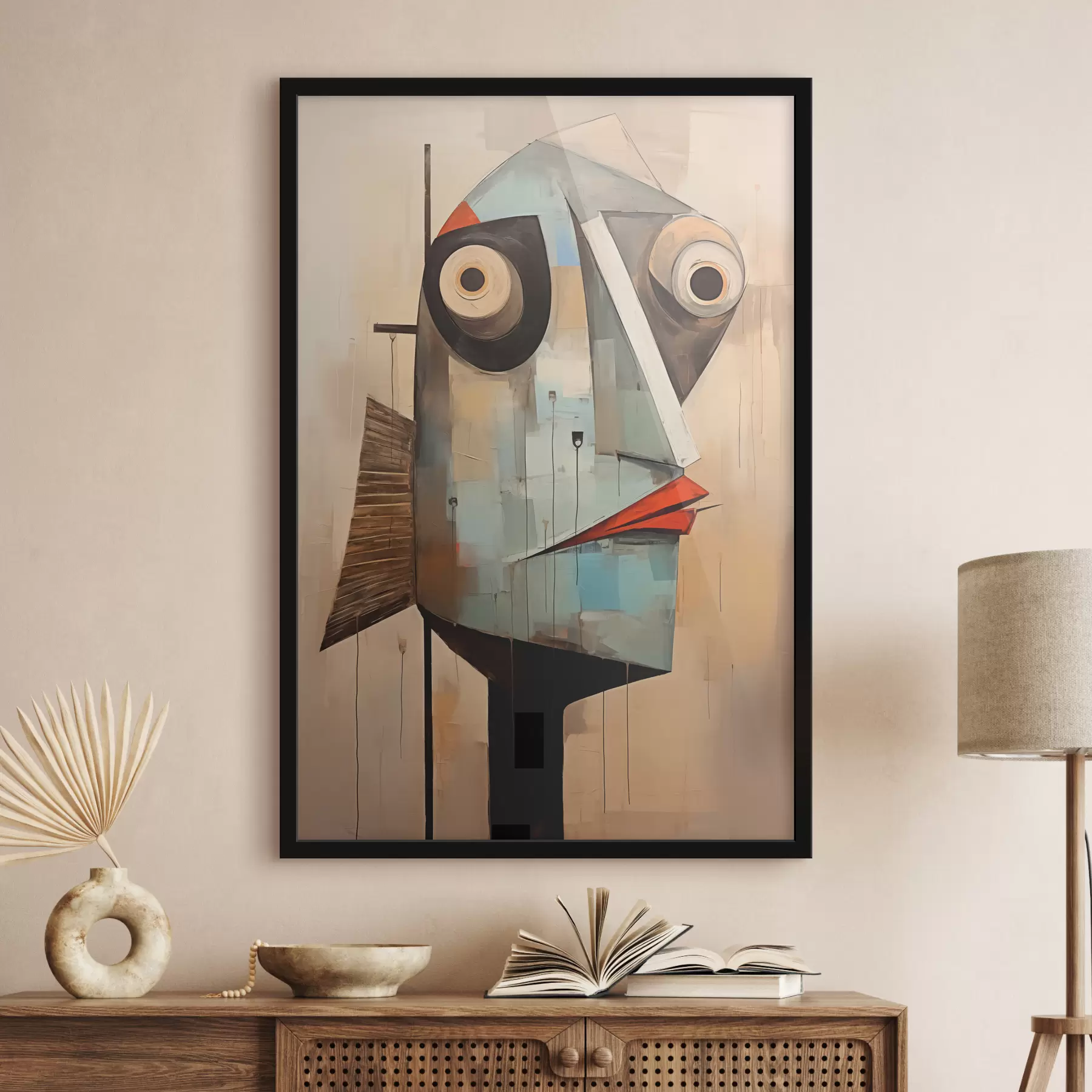 Fototapet Abstraktní surrealistický portrét f40797