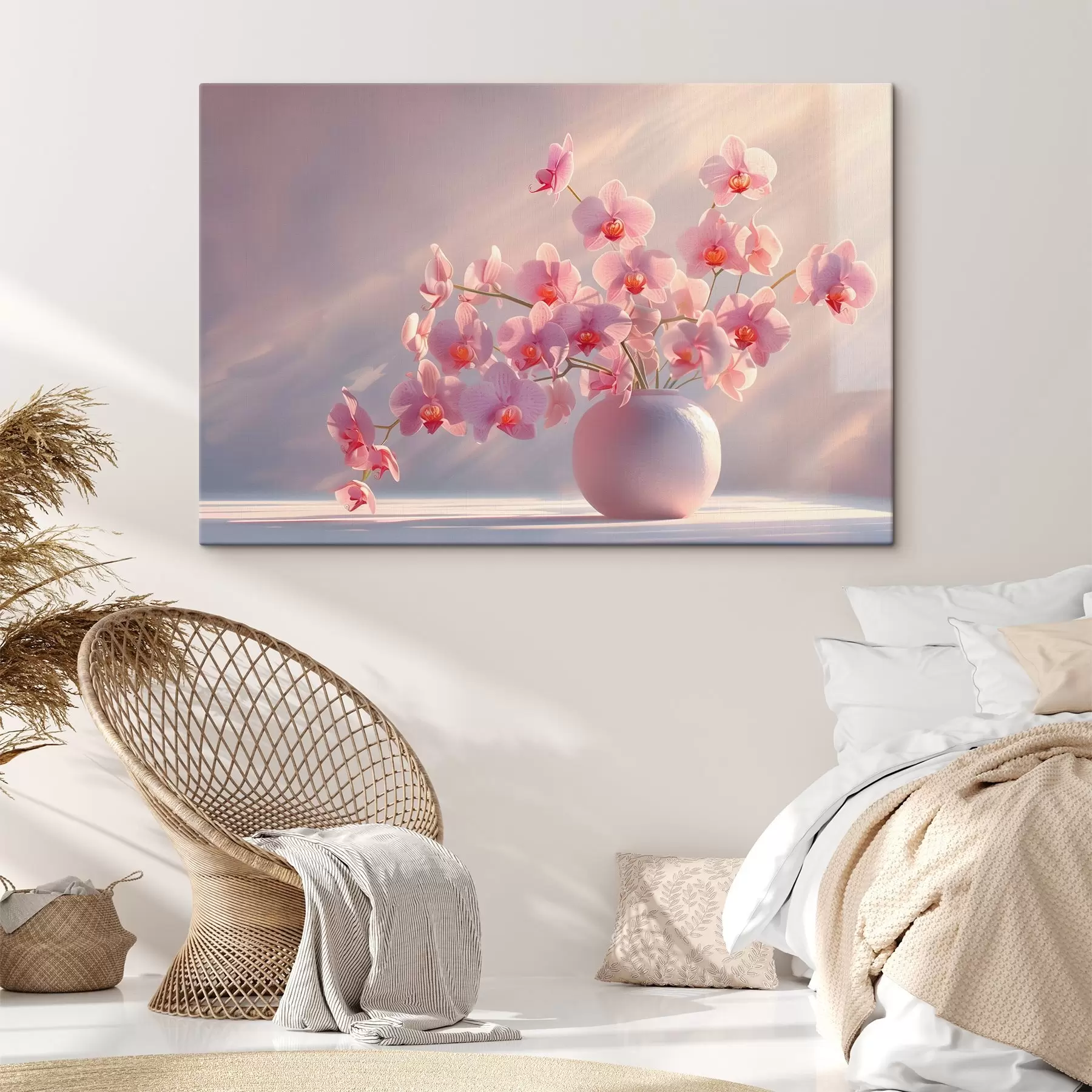 Fototapet Křehké orchideje v jemném ranním světle s38700