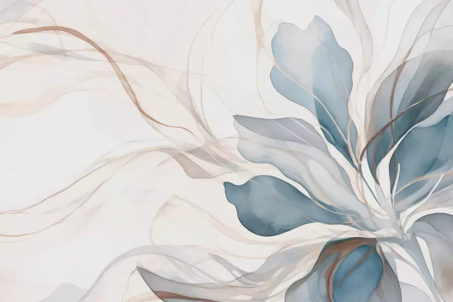 Fototapet Jemná velká květina w01718